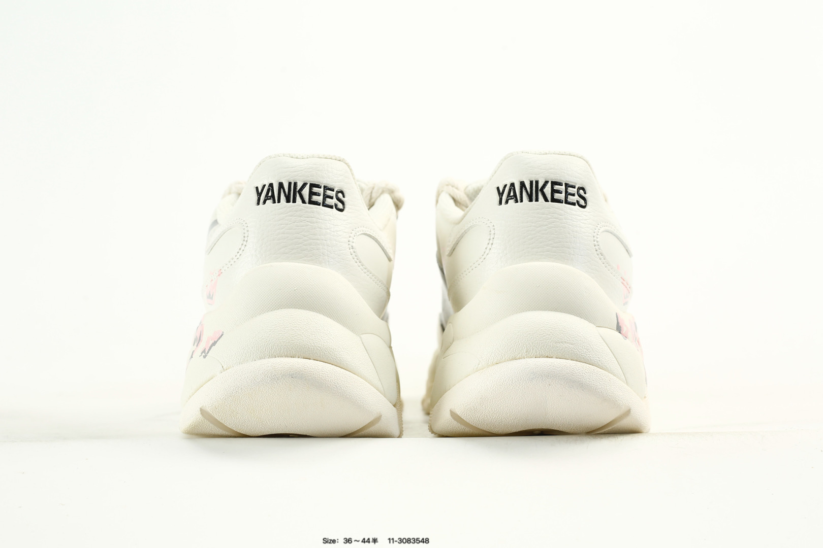 MLB Bigball Chunky Pixel Sneakers White