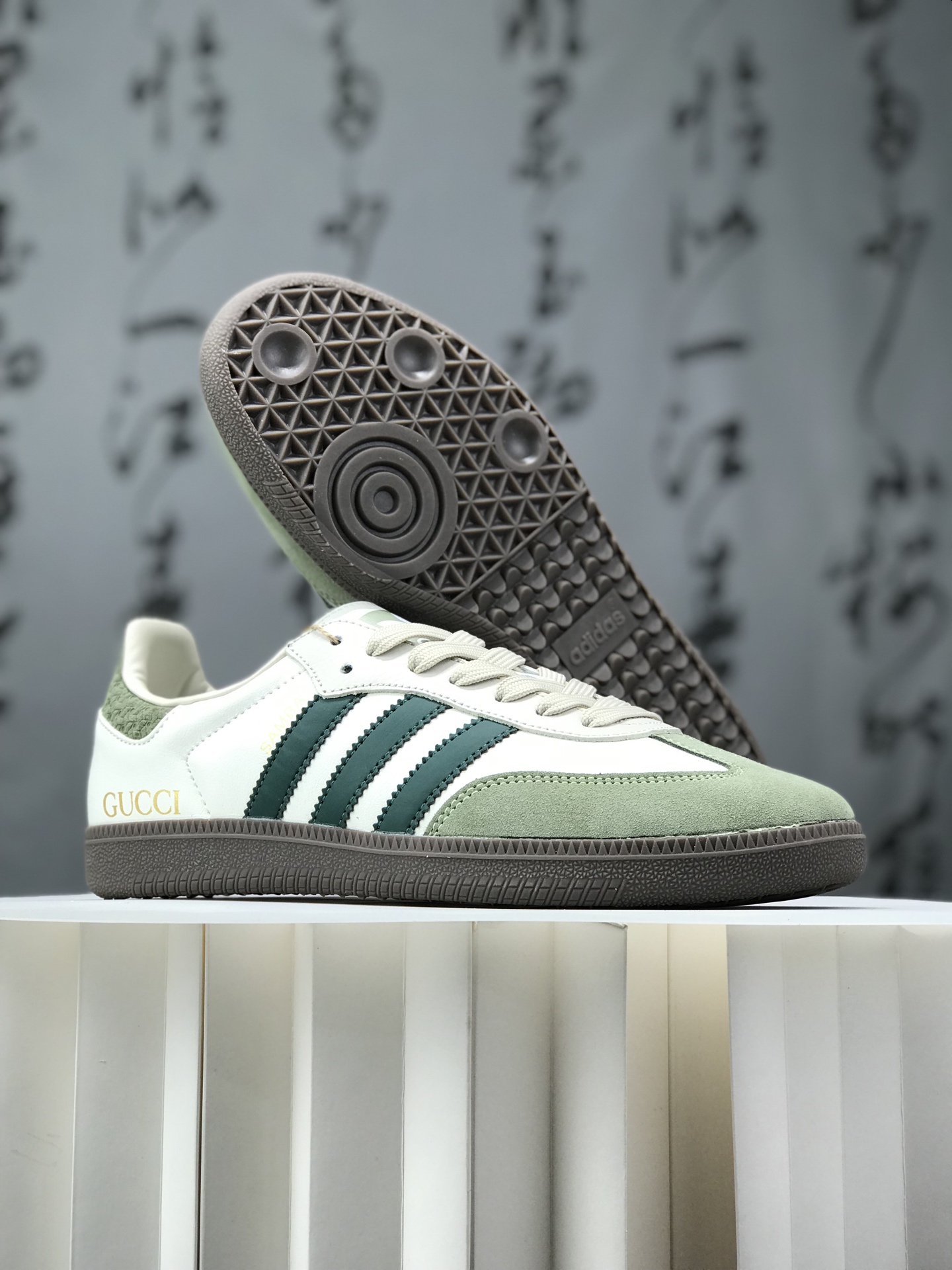 Adidas Samba OG DIY Sneaker White/Green