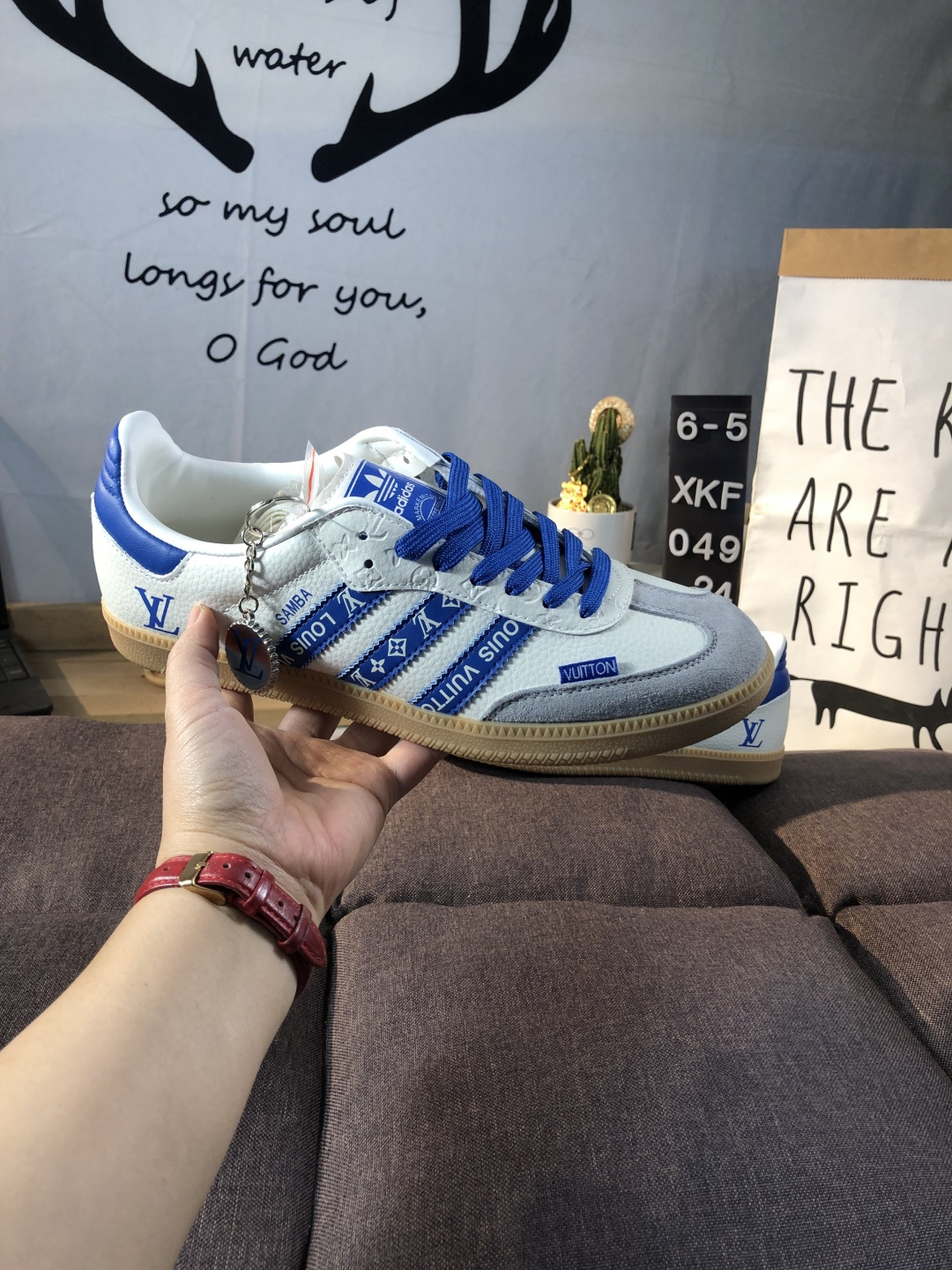 Adidas Samba OG Low Sneakers White/Blue