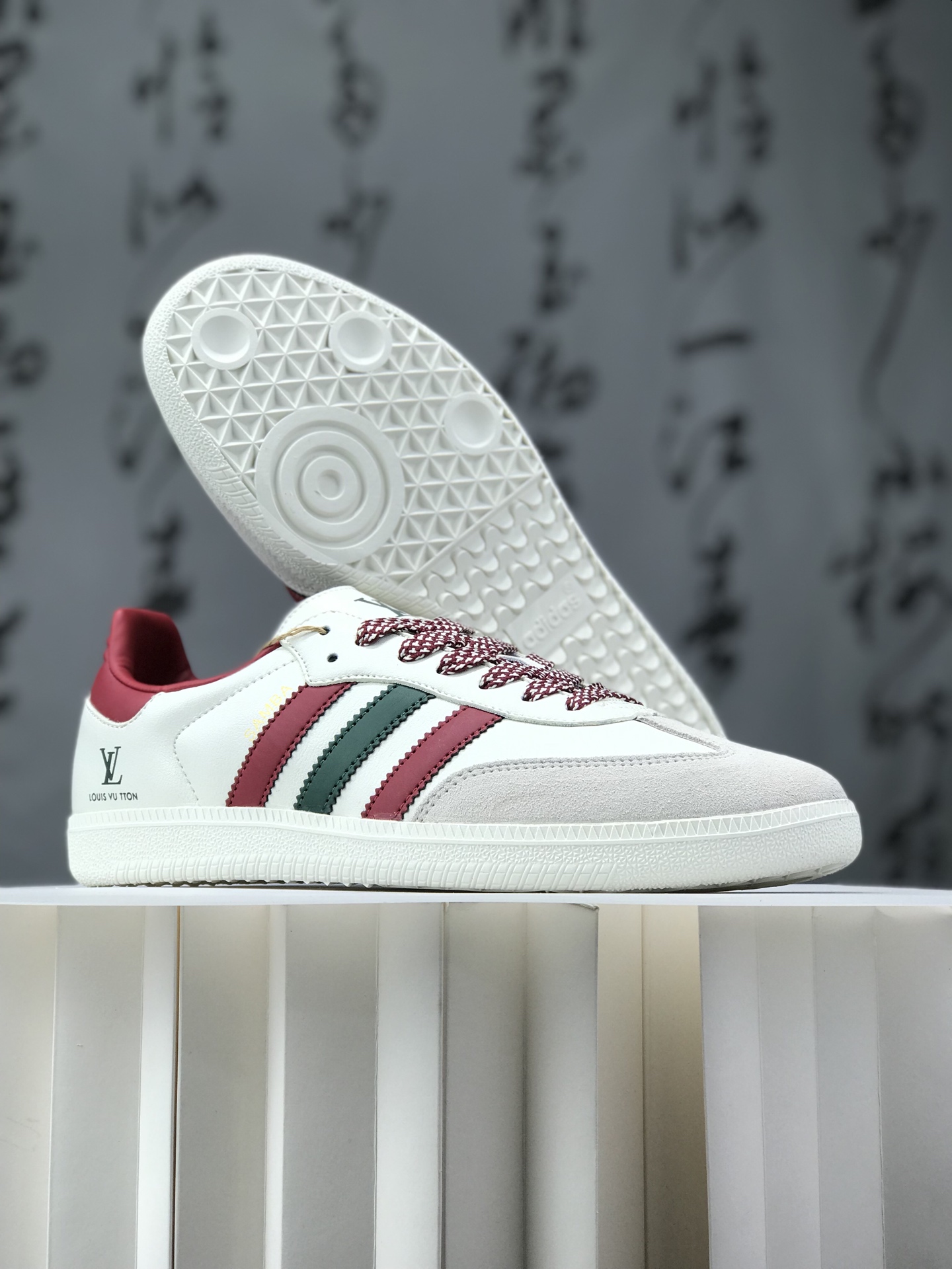 Adidas Originals Samba OG DIY Sneakers White/Red/Green