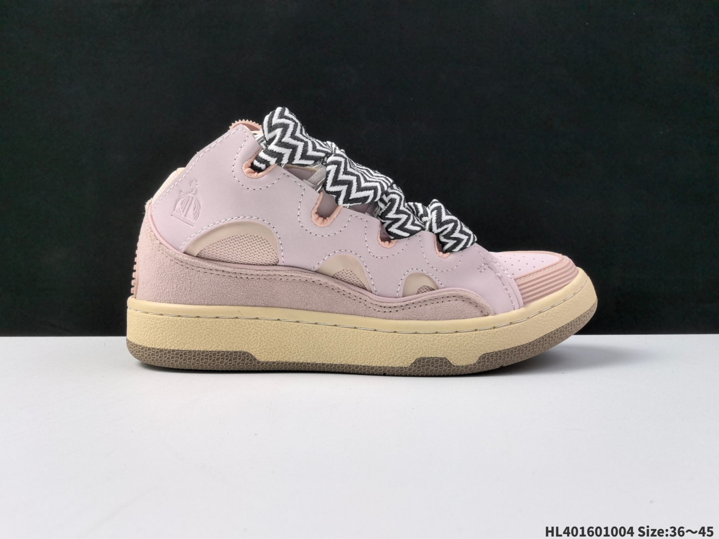 Lanvin Curb Low Skate Sneakers Multicolor