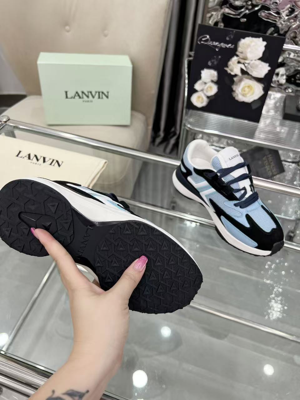 Lanvin CLAY Low-Top Sneakers Multicolor