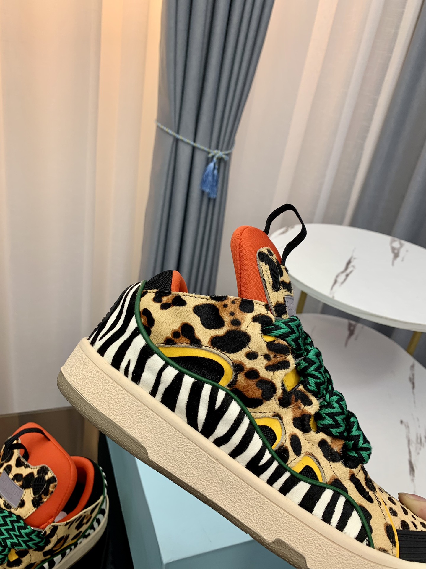 Lanvin Curb Sneakers Multicolor