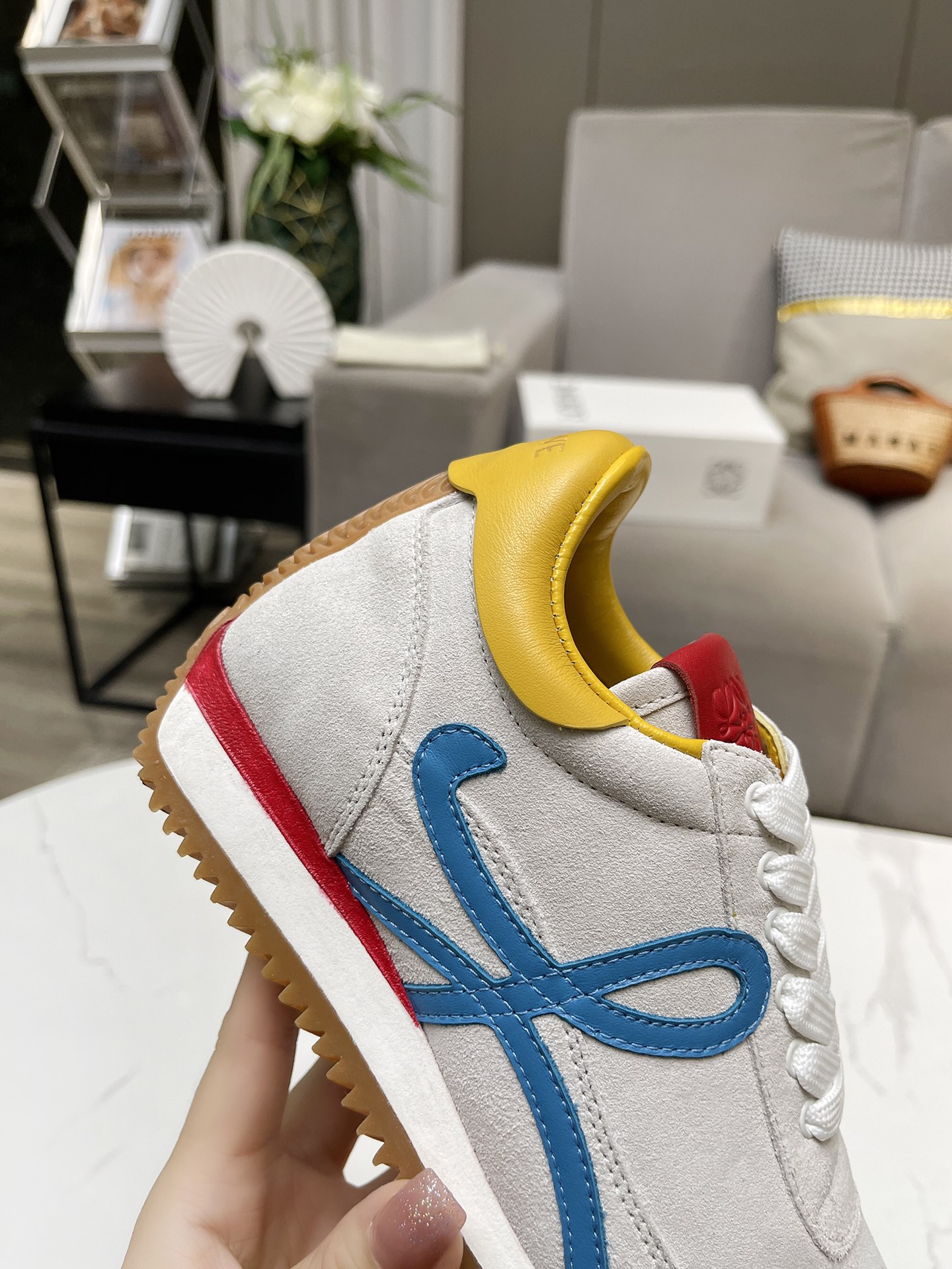 Loewe Hidden Lift Retro Runner Sneakers Multicolor