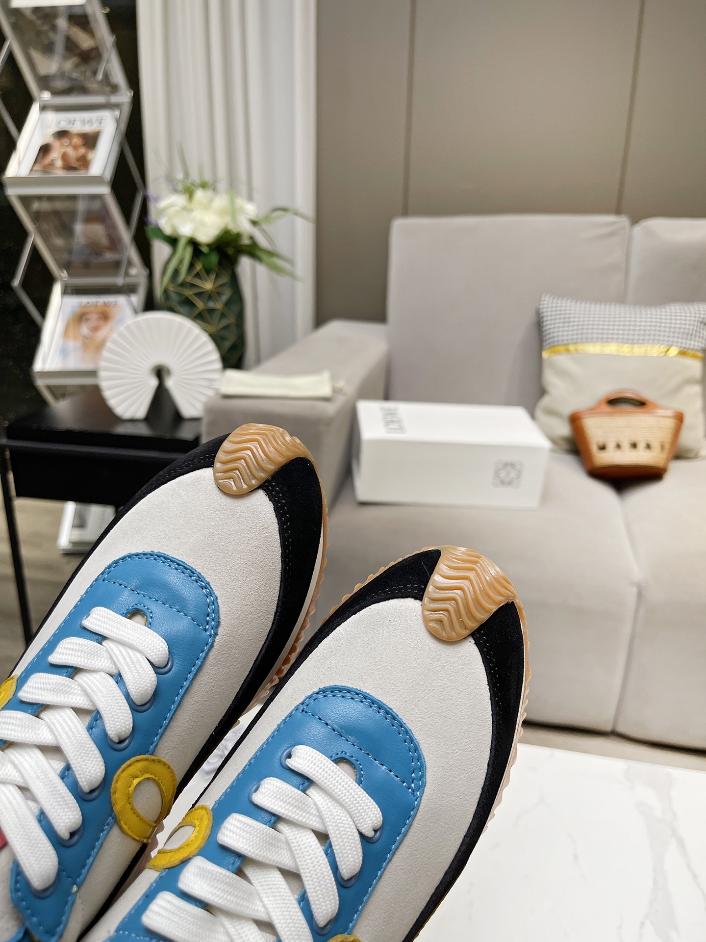 Loewe Hidden Wedge Trainers Multicolor