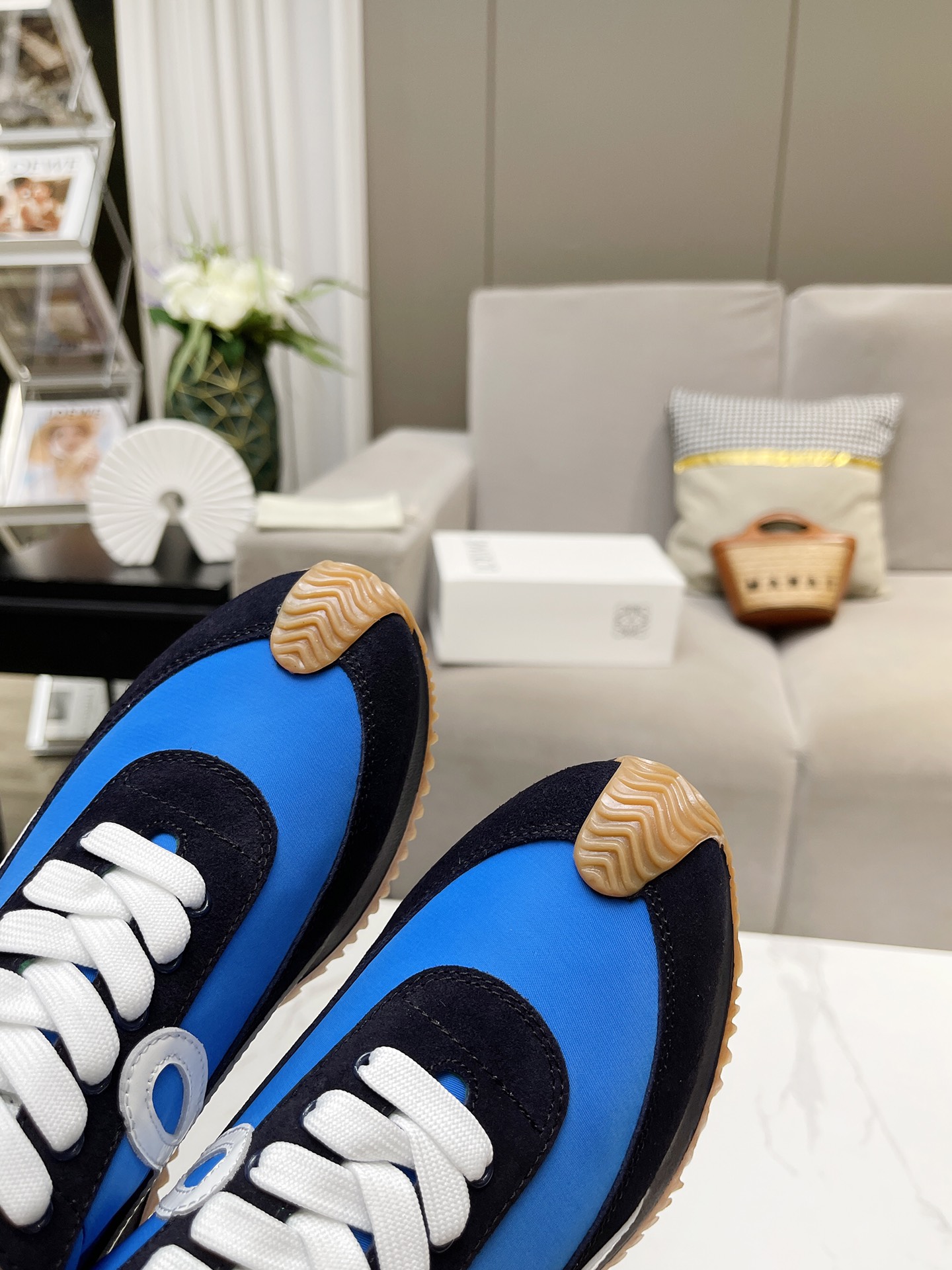 Loewe Hidden Lift Retro Sneakers Blue/Green