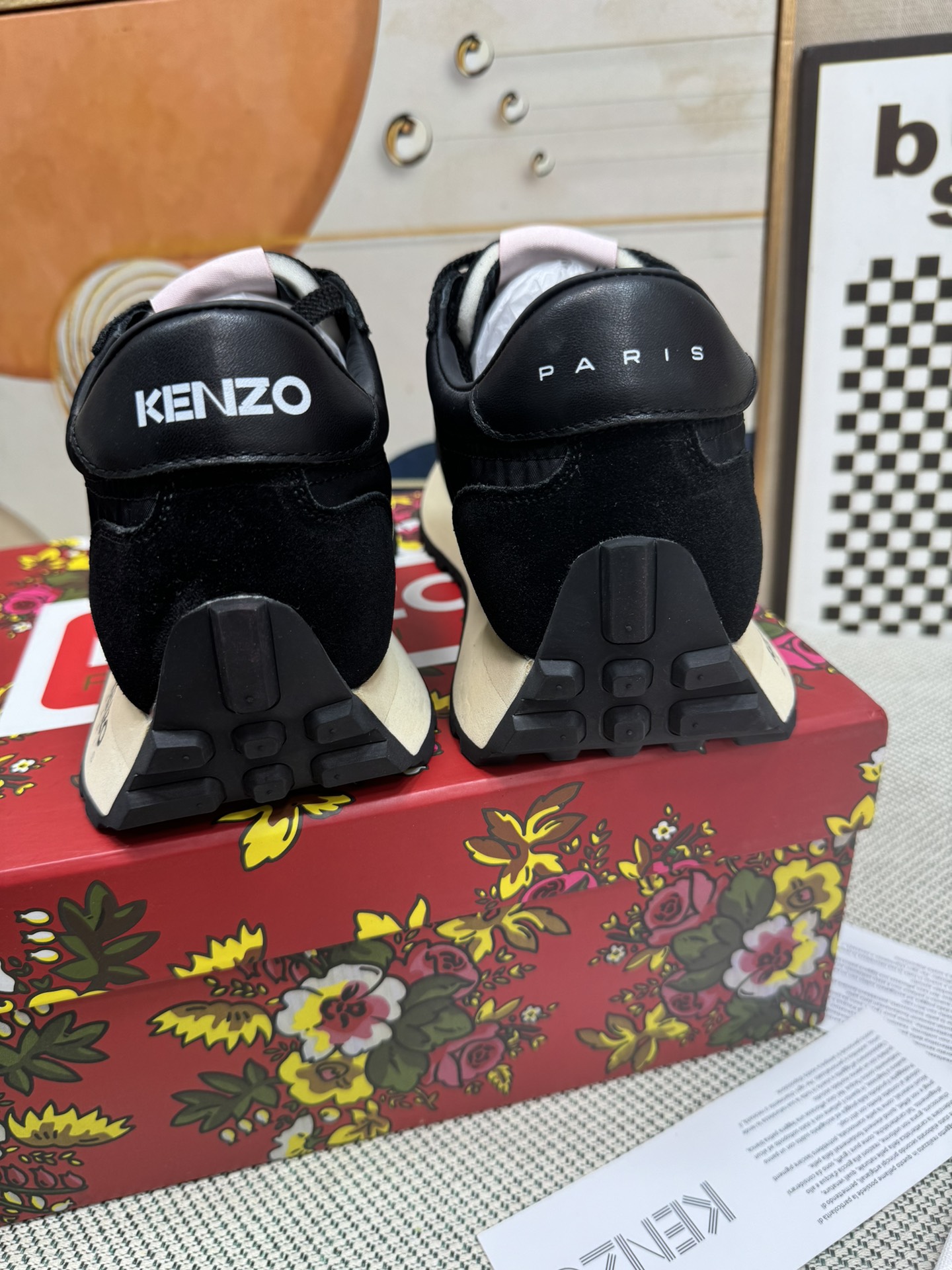 Kenzo Classic Runner Sneakers Black