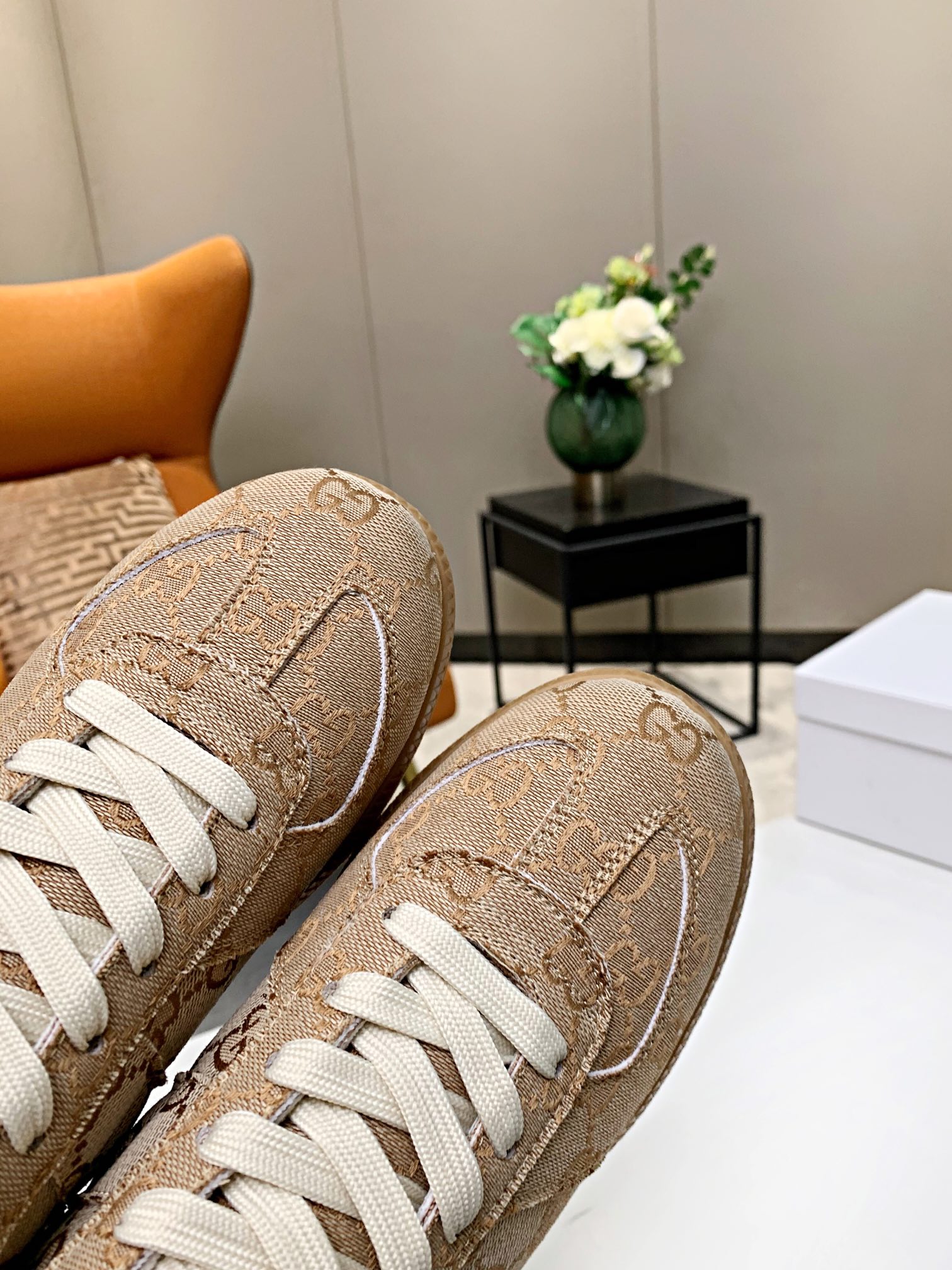Maison Margiela MM6 German Trainer Sneaker Khaki