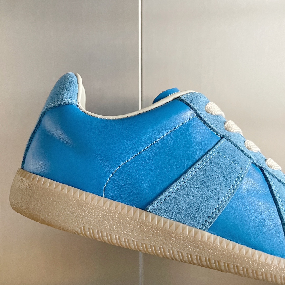 Maison Margiela MM6 German Trainer Sneakers Blue