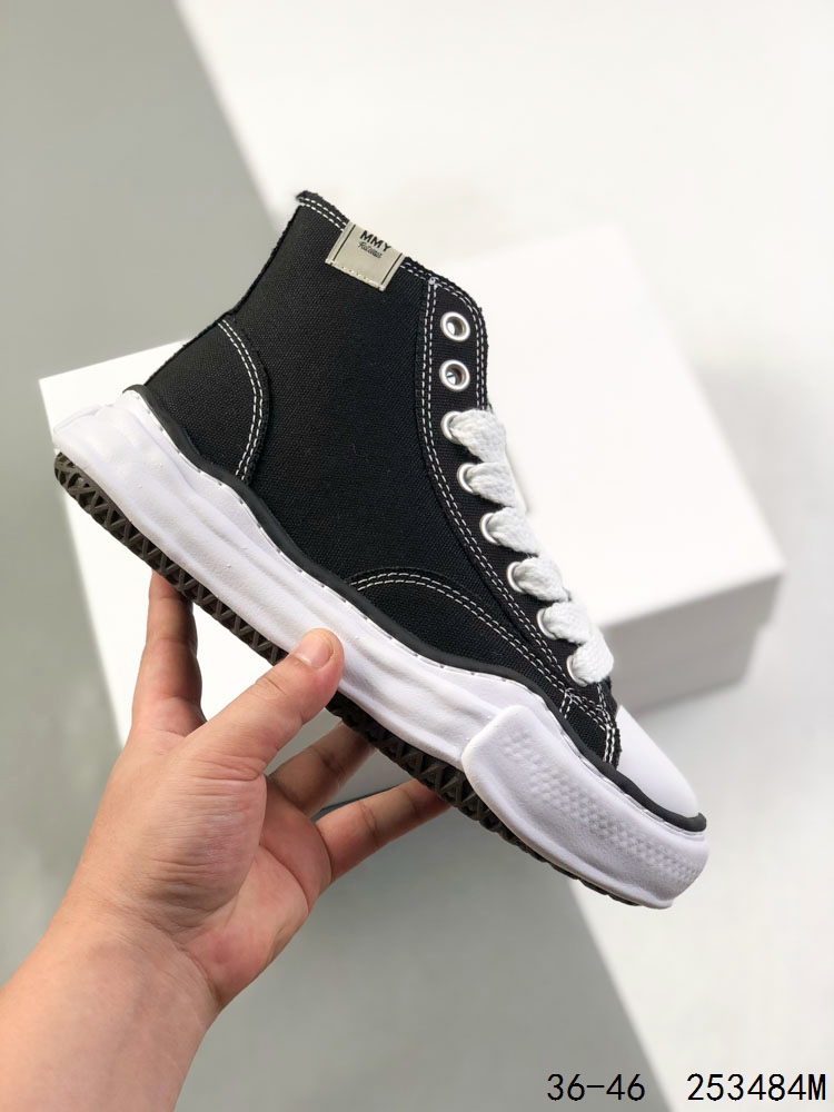 Maison Mihara MMY Canvas High-Top Sneakers Multicolor