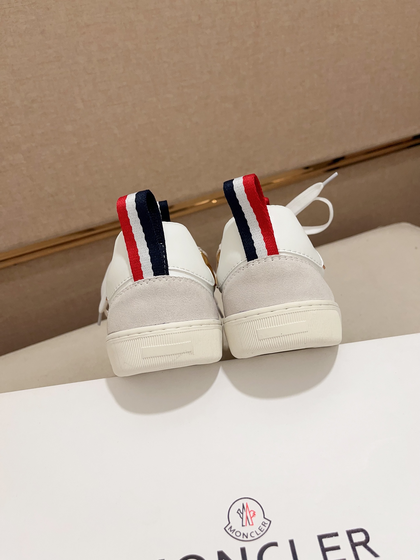 Moncler Lunarove Sneakers Gold/White