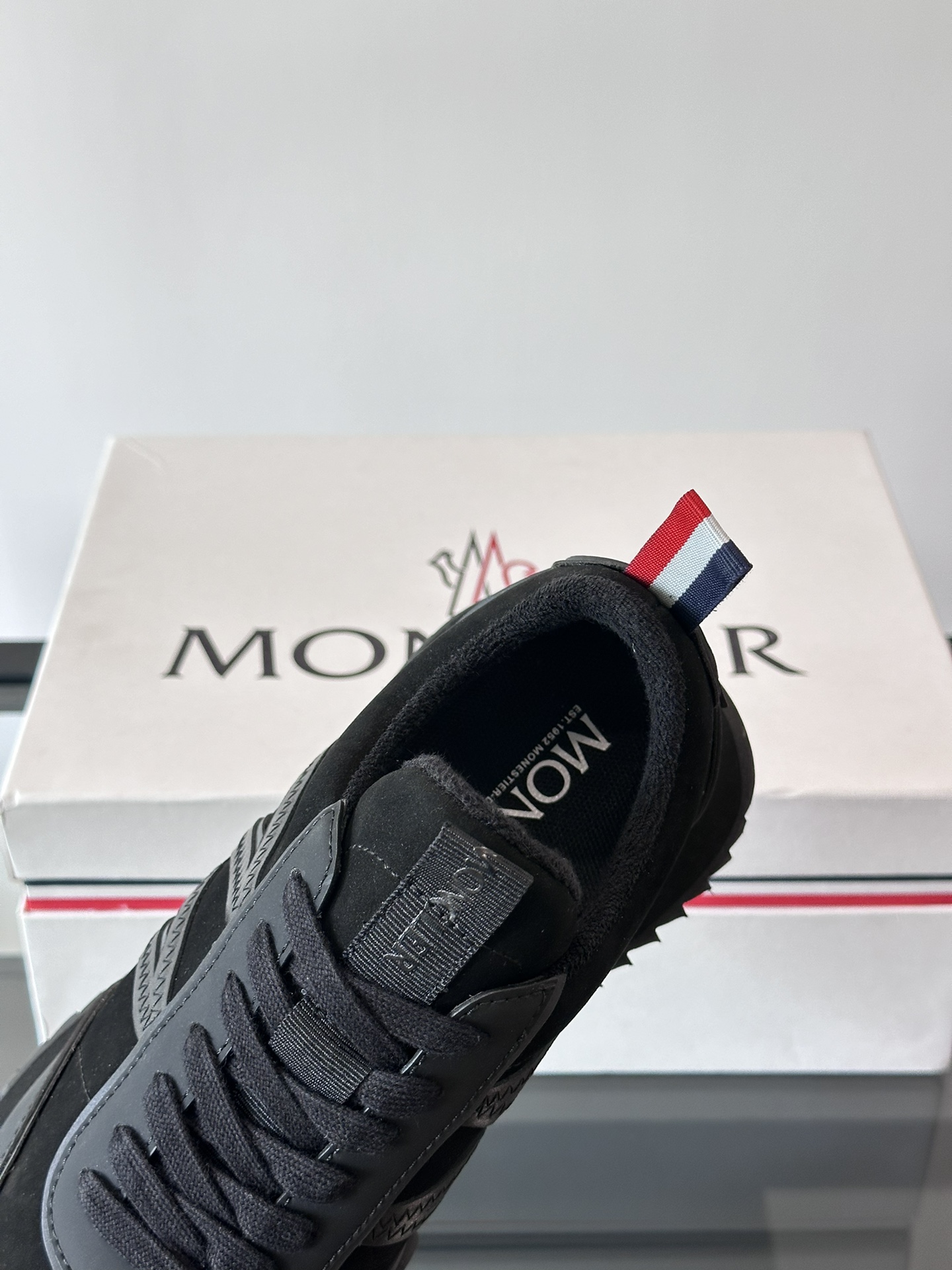 Moncler Pacey Chunky Sneakers Black