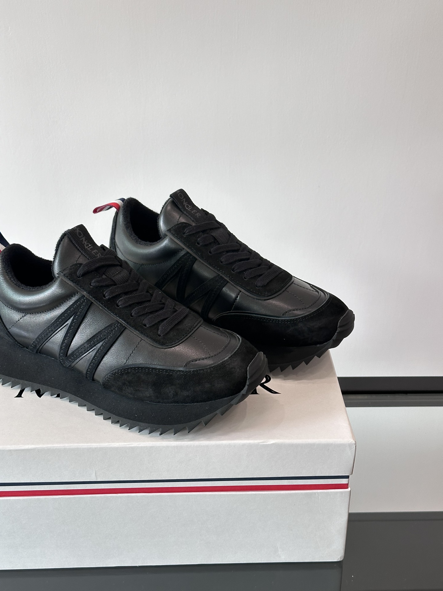 Moncler Pacey Chunky Sneakers Black
