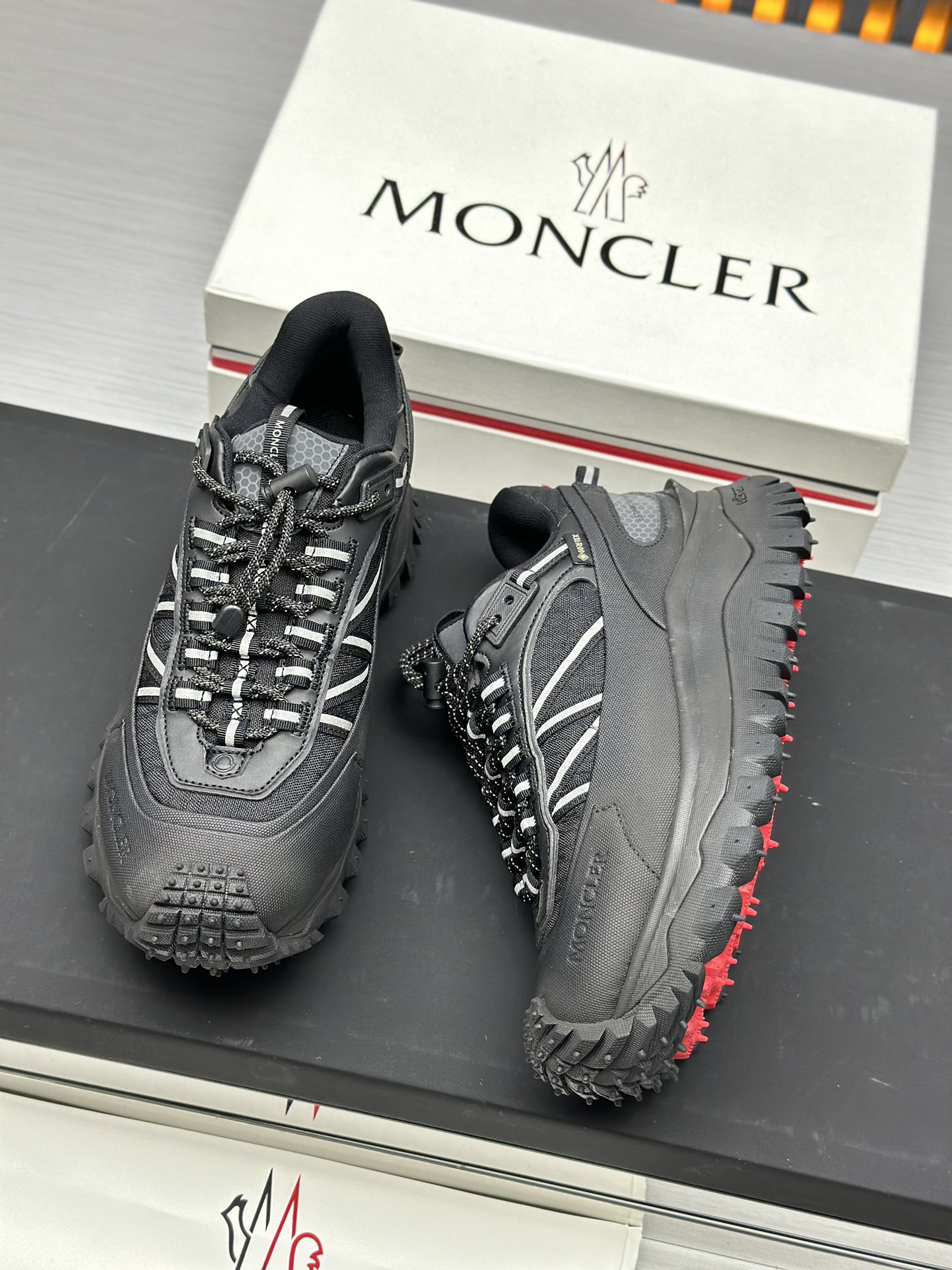 Moncler Trailgrip GTX Trail Shoes Black