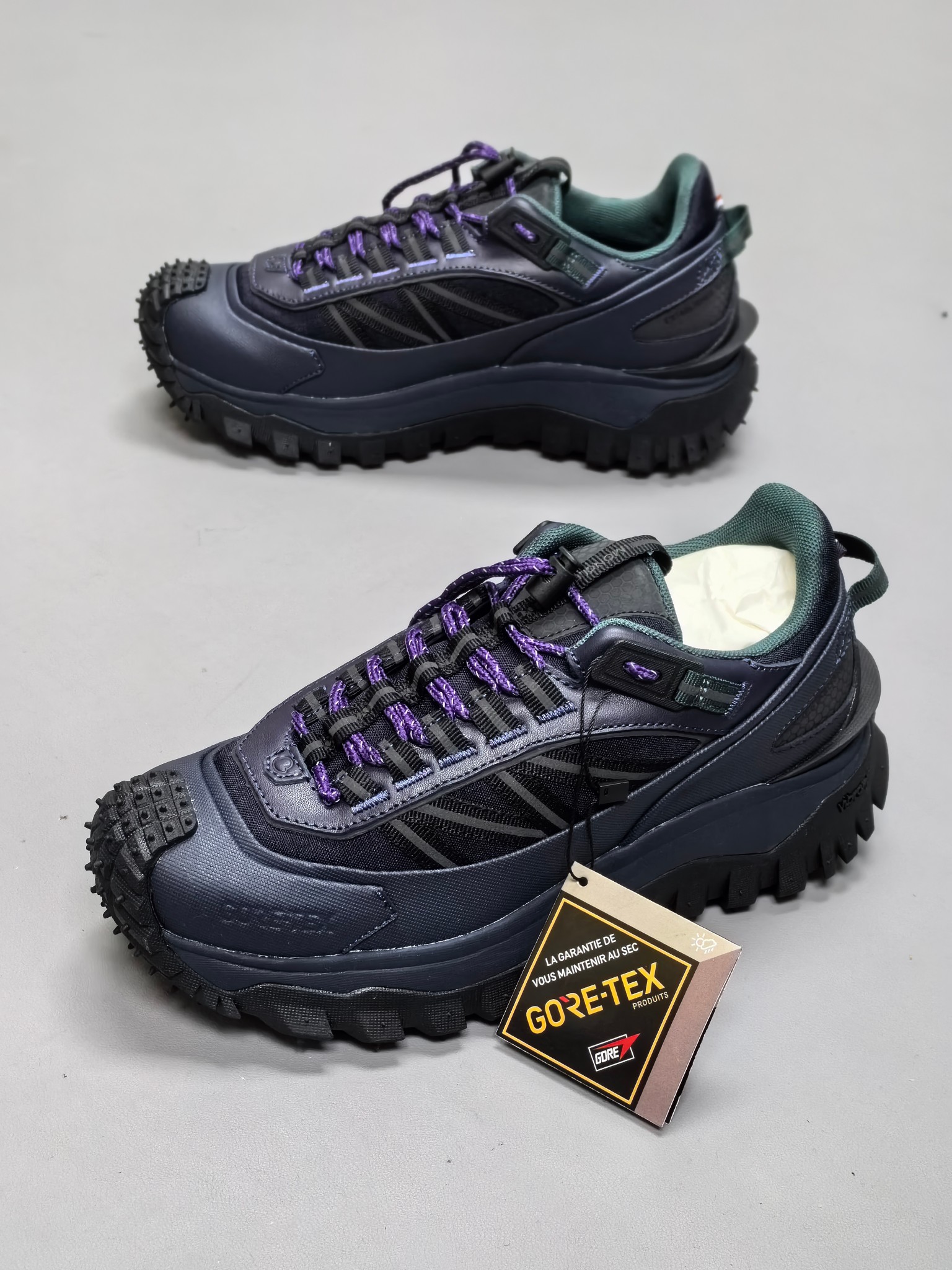 Moncler Trailgrip GTX Shoes Navy