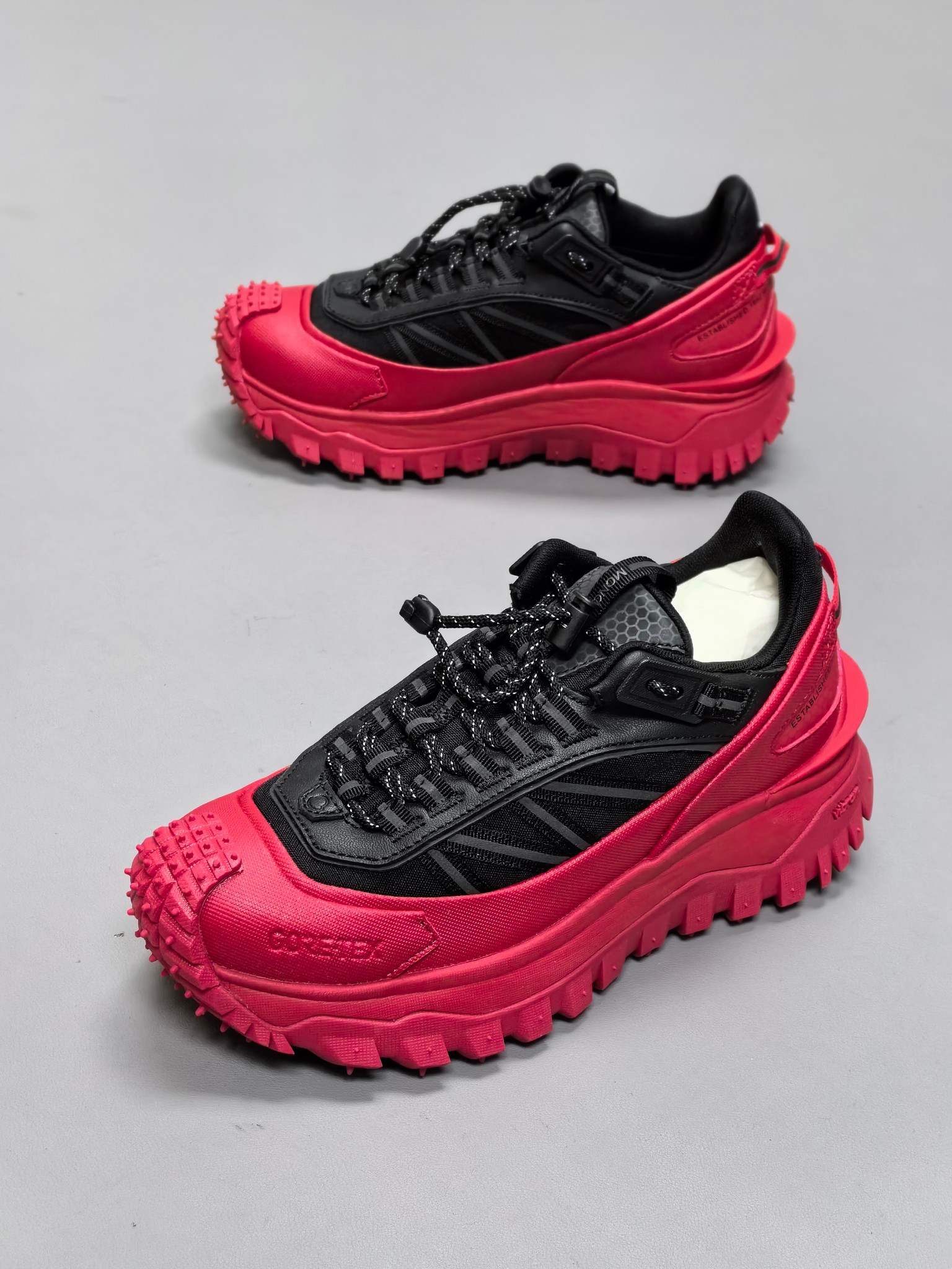 Moncler Trailgrip GTX Outdoor Sneakers Red