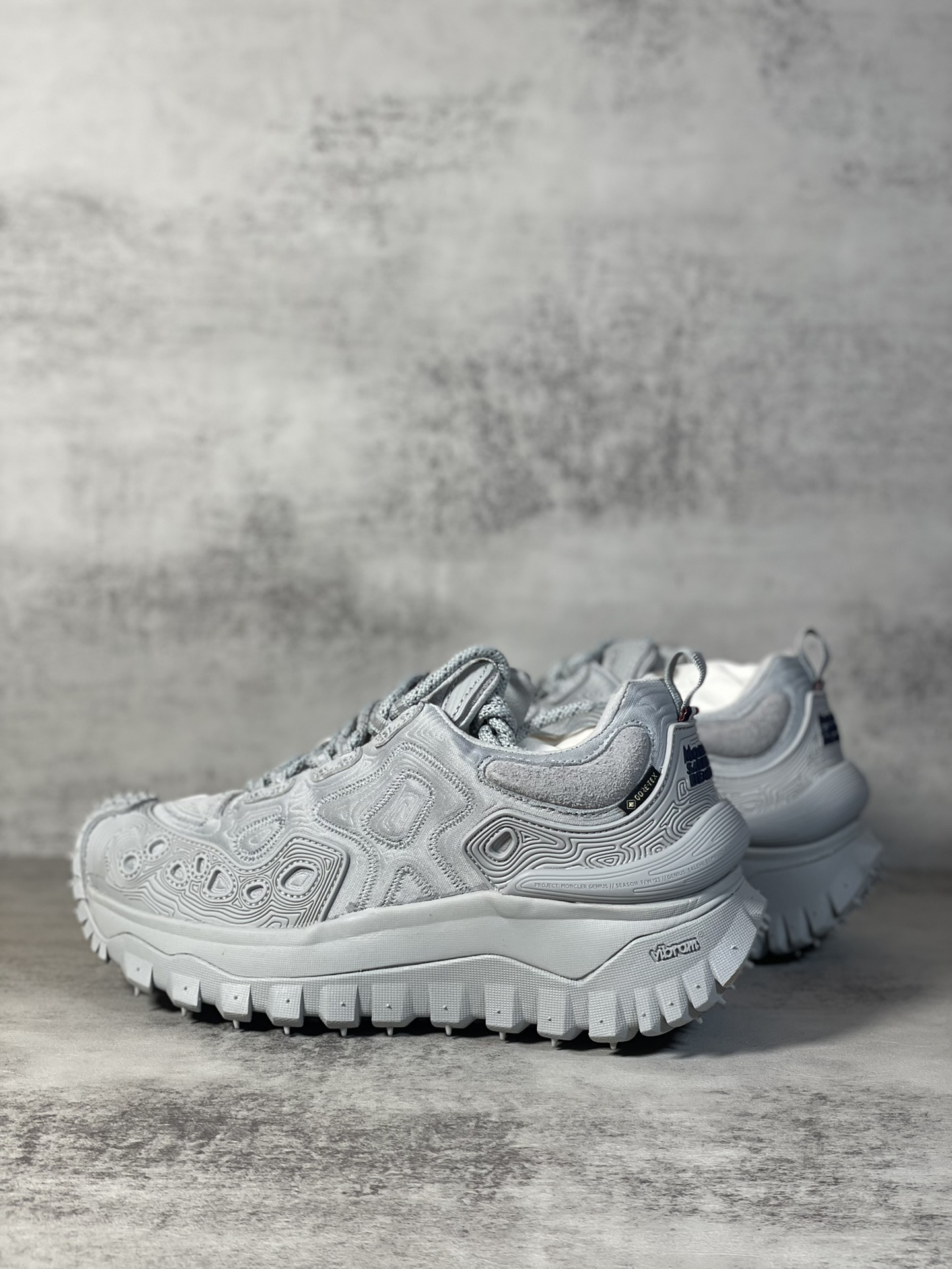 Moncler Trailgrip GTX Hiking Shoes Gray