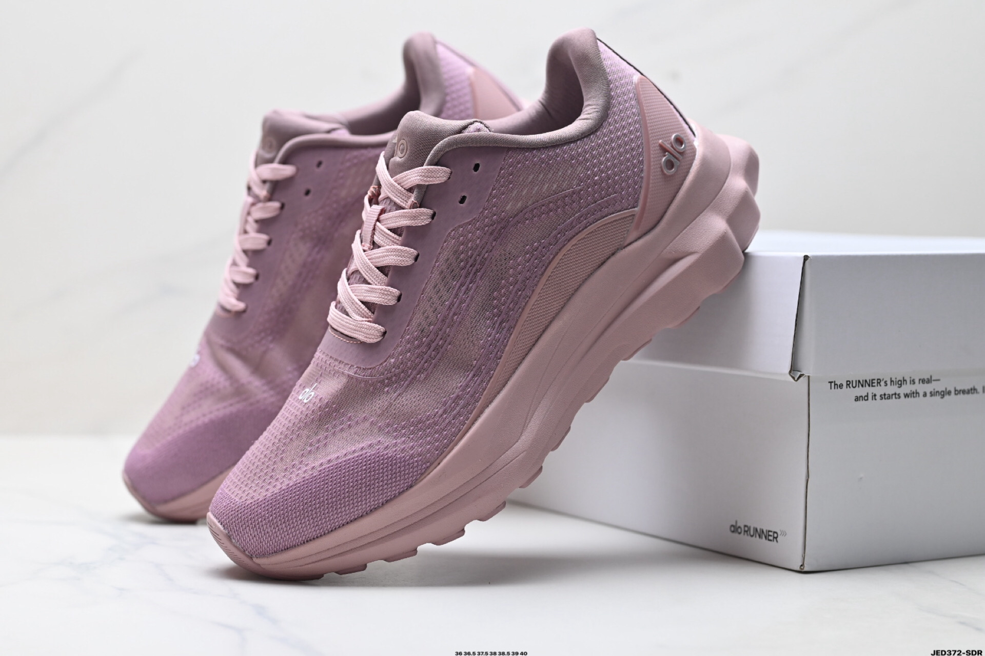 Alo Yoga Alo Runner Mesh Trainers Mauve Pink