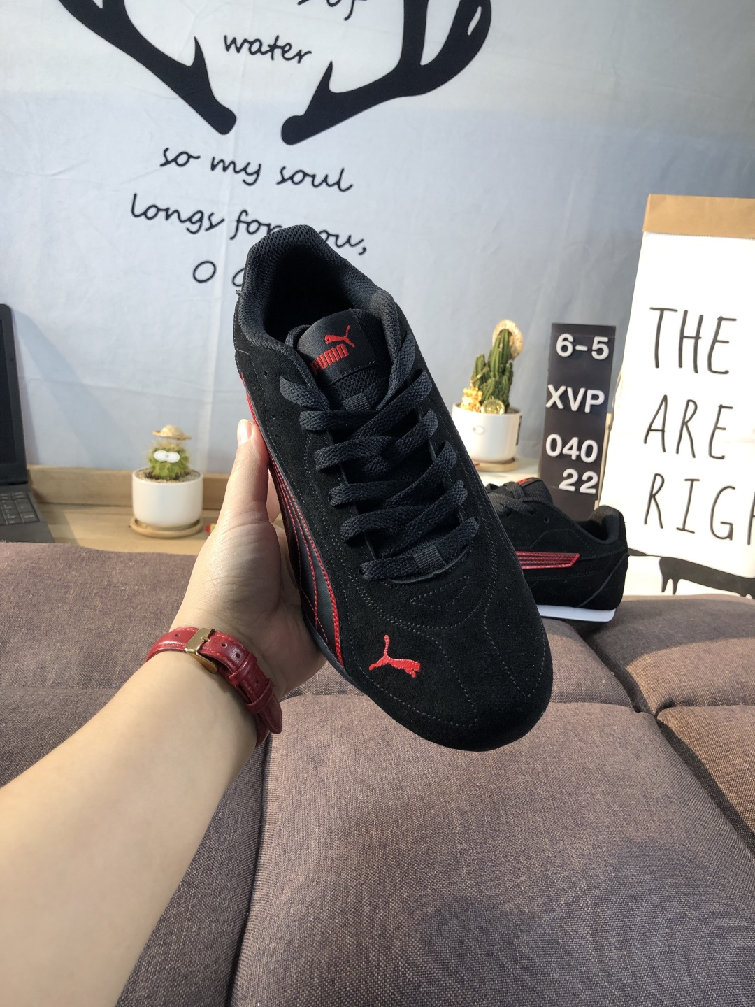 Puma Racing Low-Top Sneakers Black/Red
