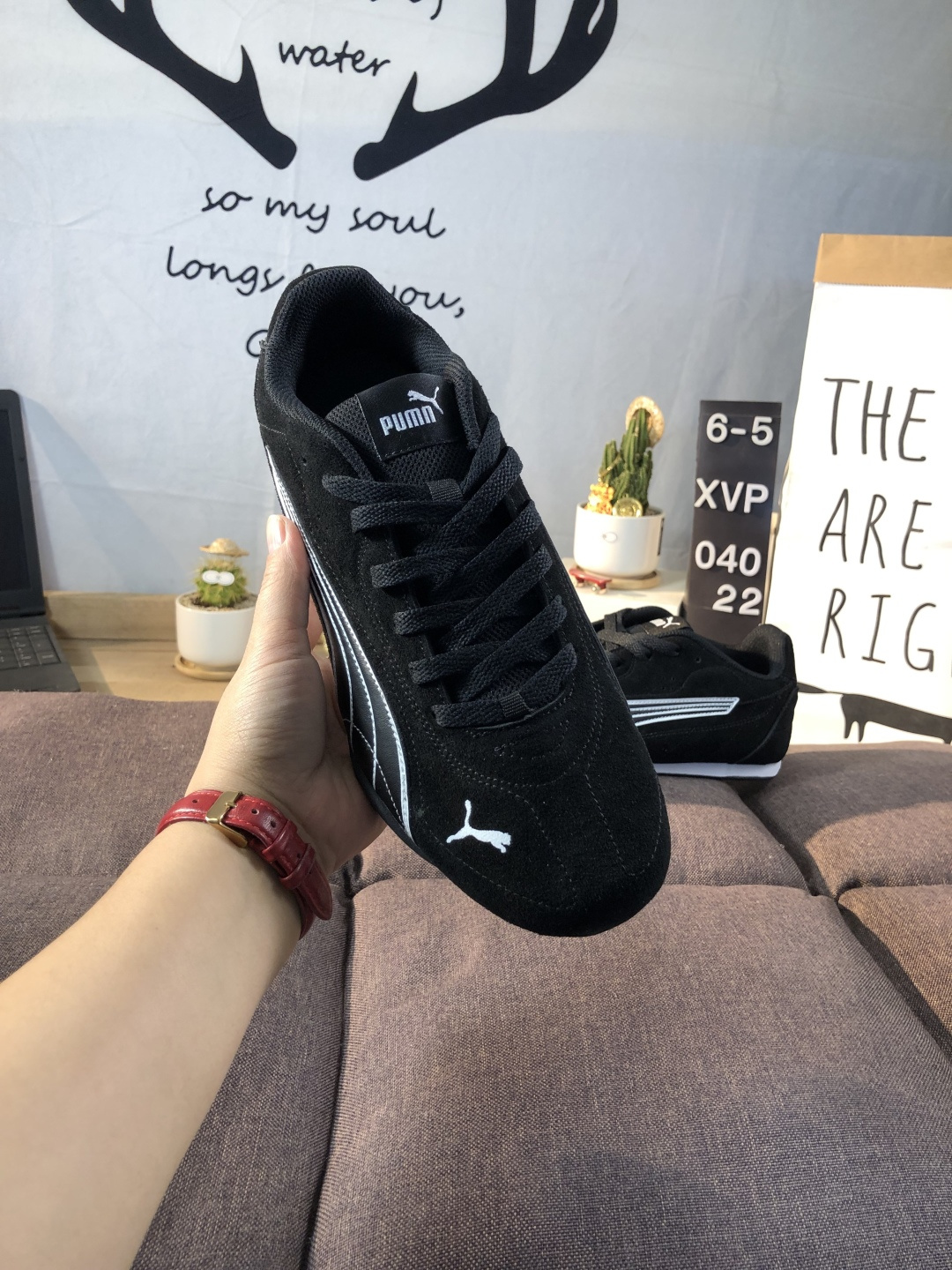 Puma Racing Low-Top Sneakers Black
