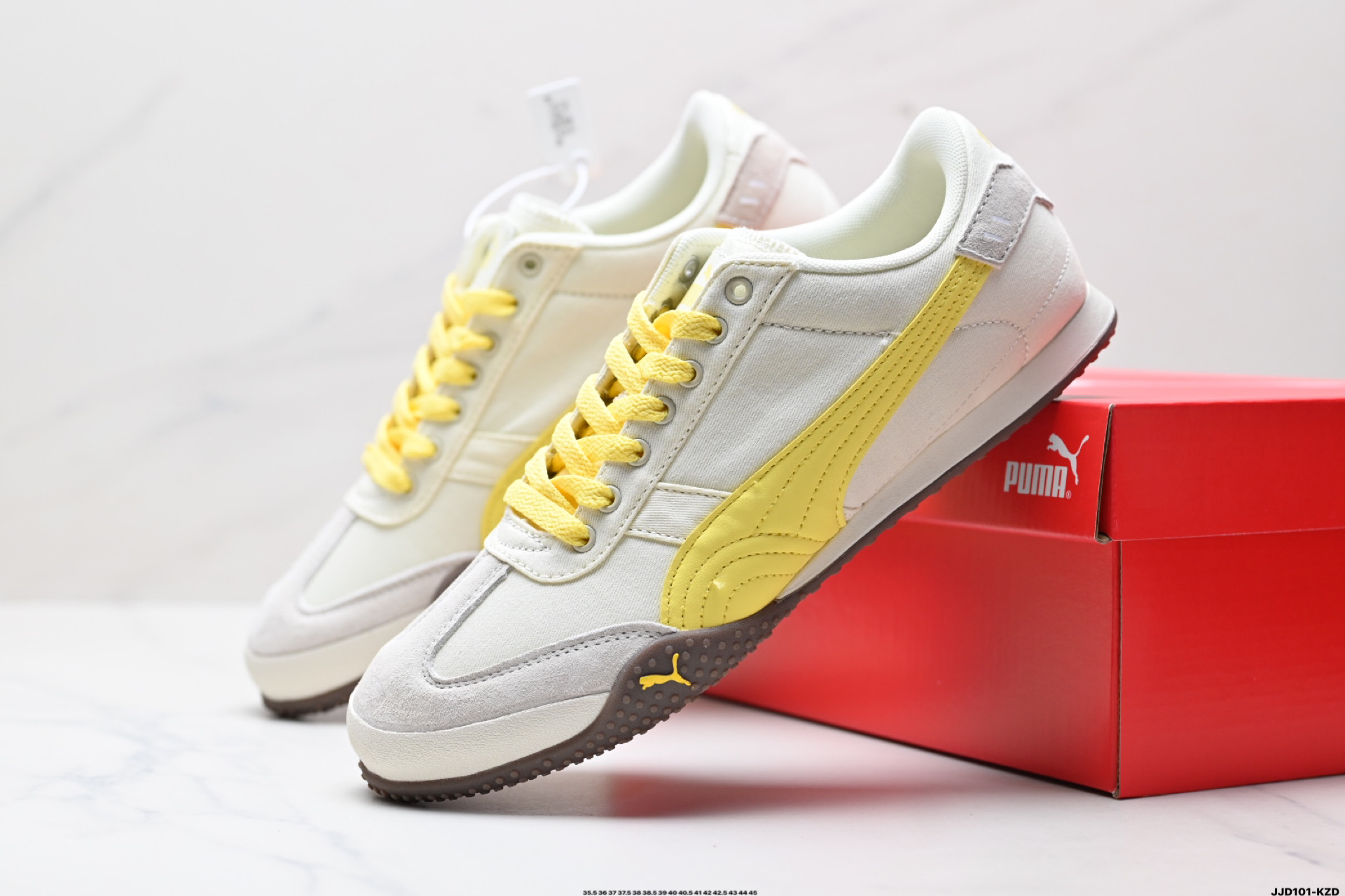 PUMA Bella UT Low-Top Trainer White/Yellow