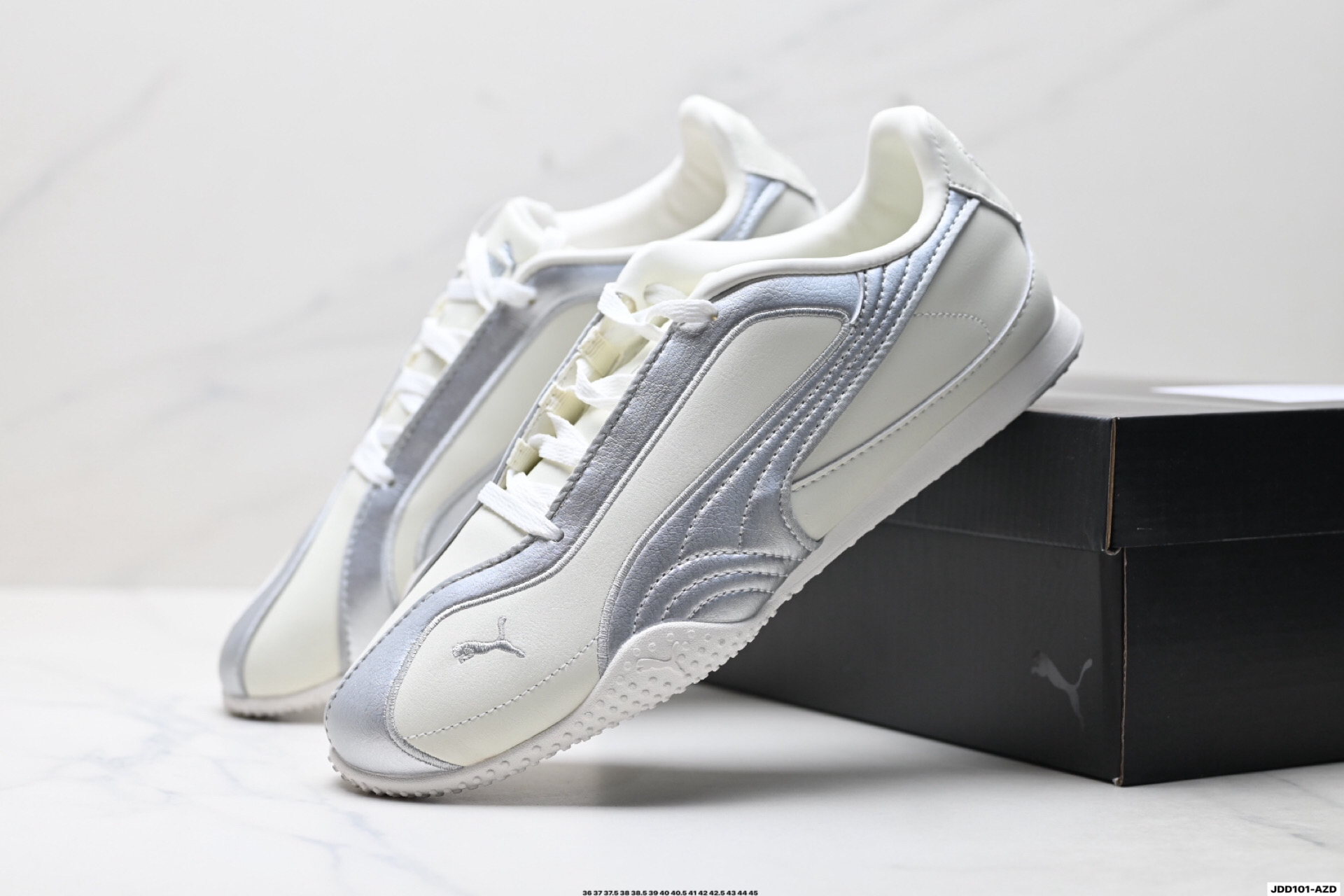 Puma Bella V2 Leather Sneaker White/Silver