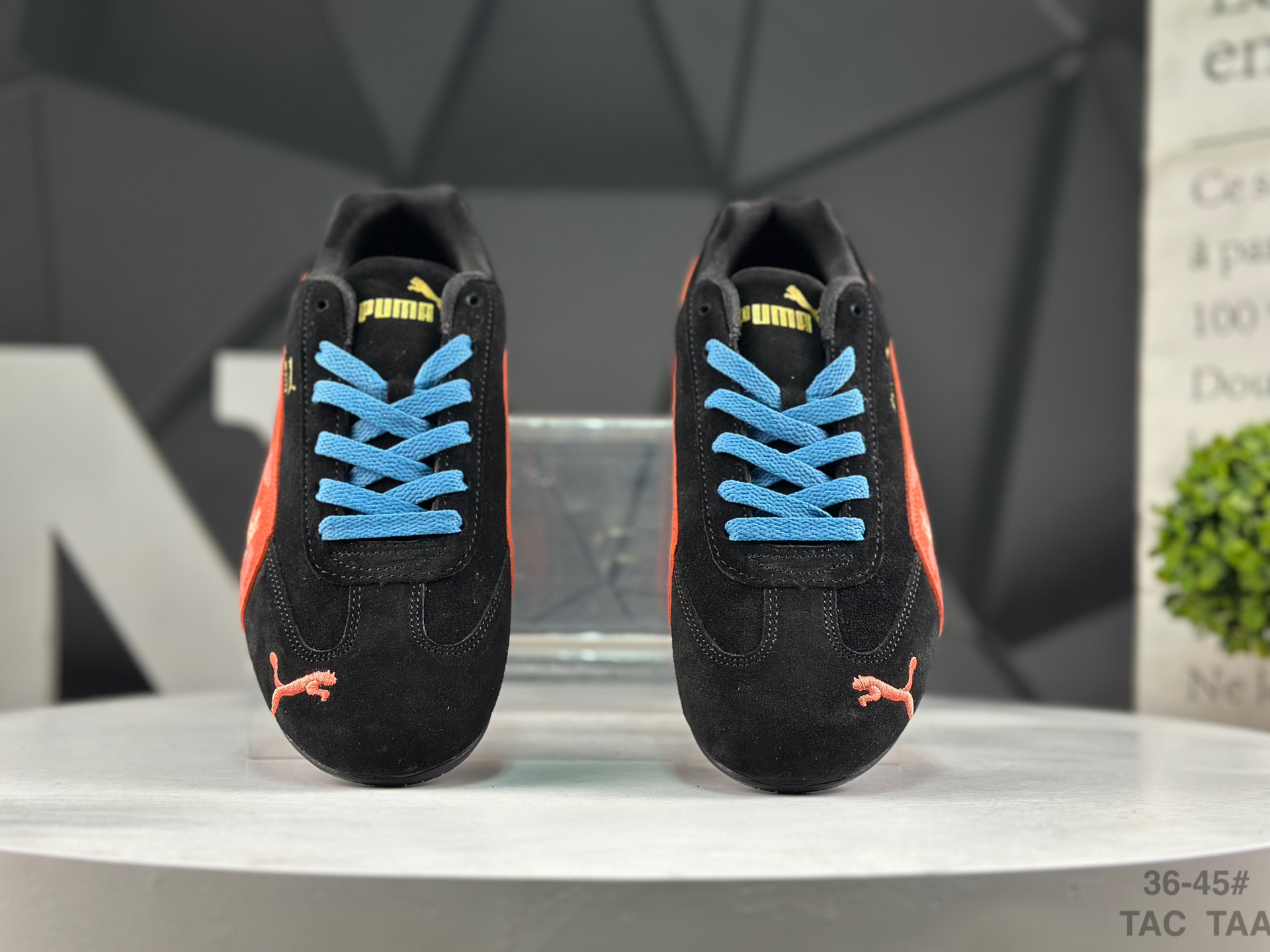 Puma Speed OG Suede Sneakers Black/Red/Blue
