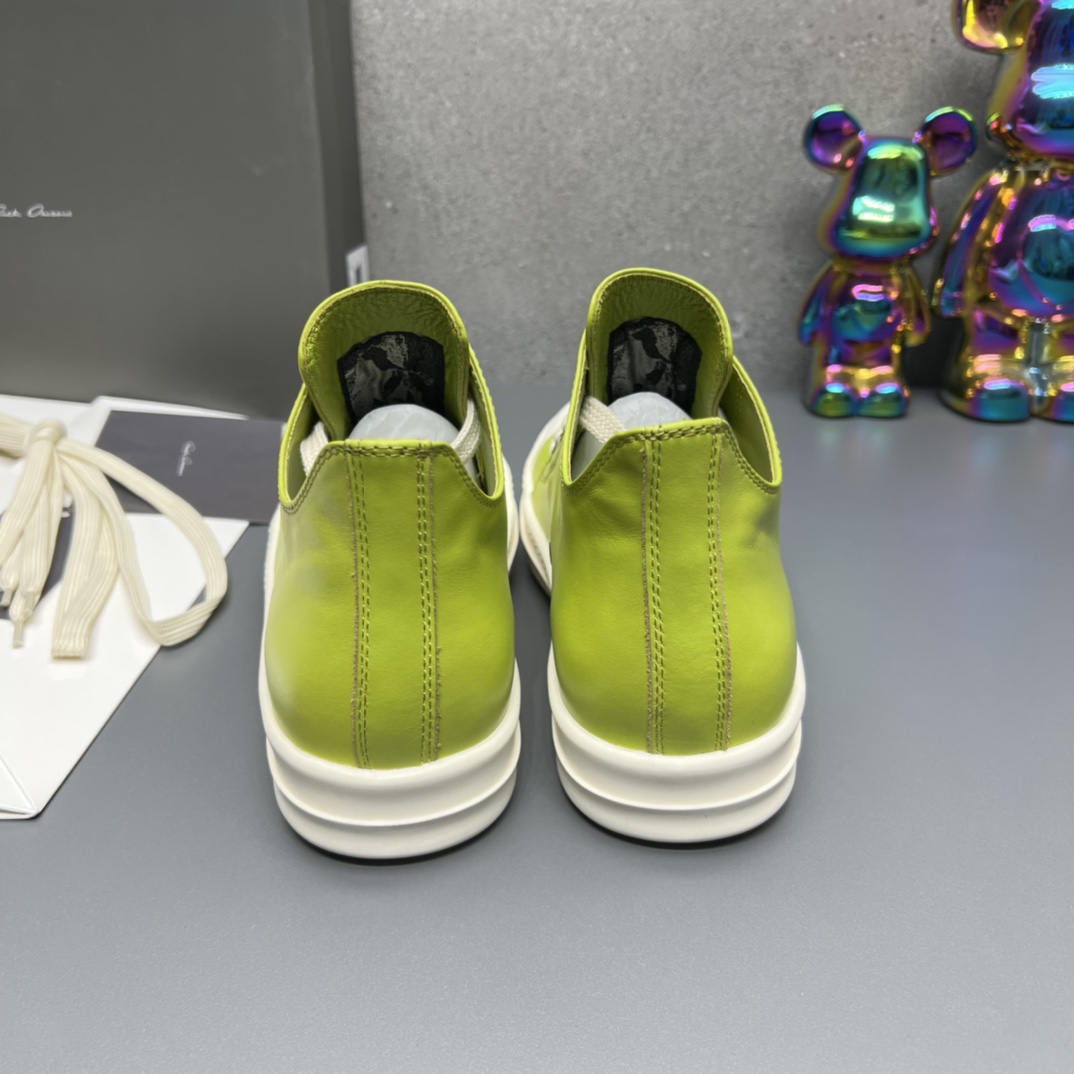Rick Owens Low Top Sneaker Lime