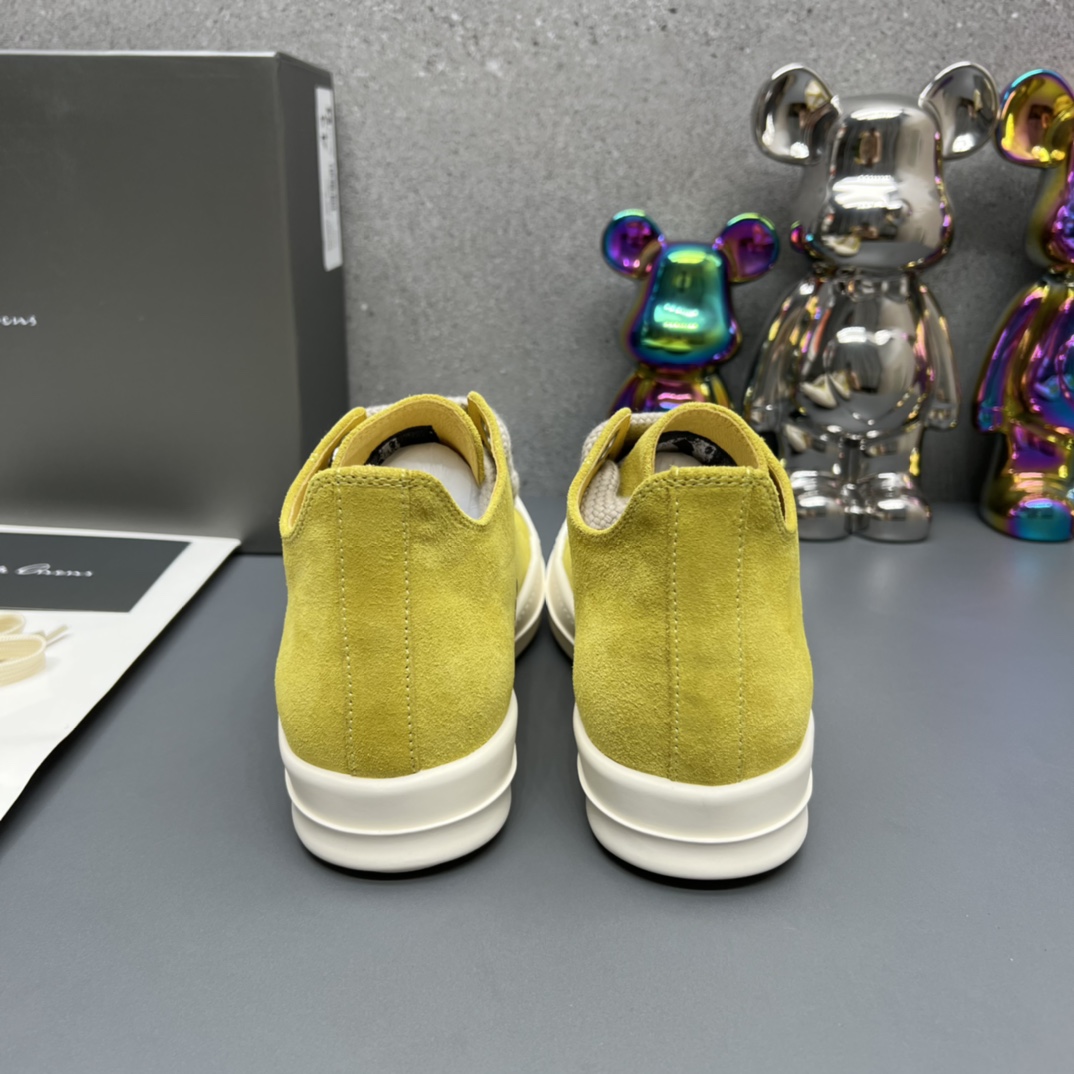 Rick Owens Low Sneakers Yellow