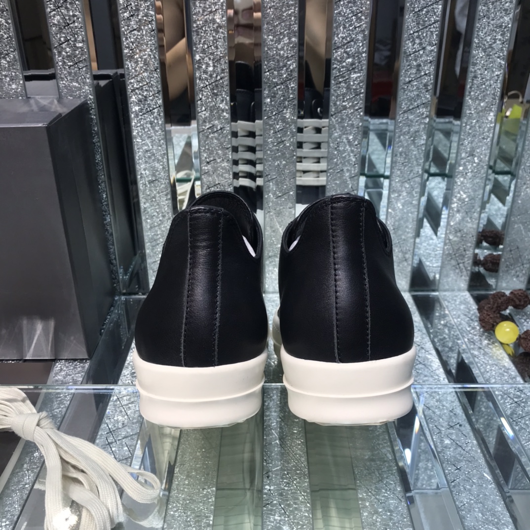 Rick Owens Low Sneaker Black