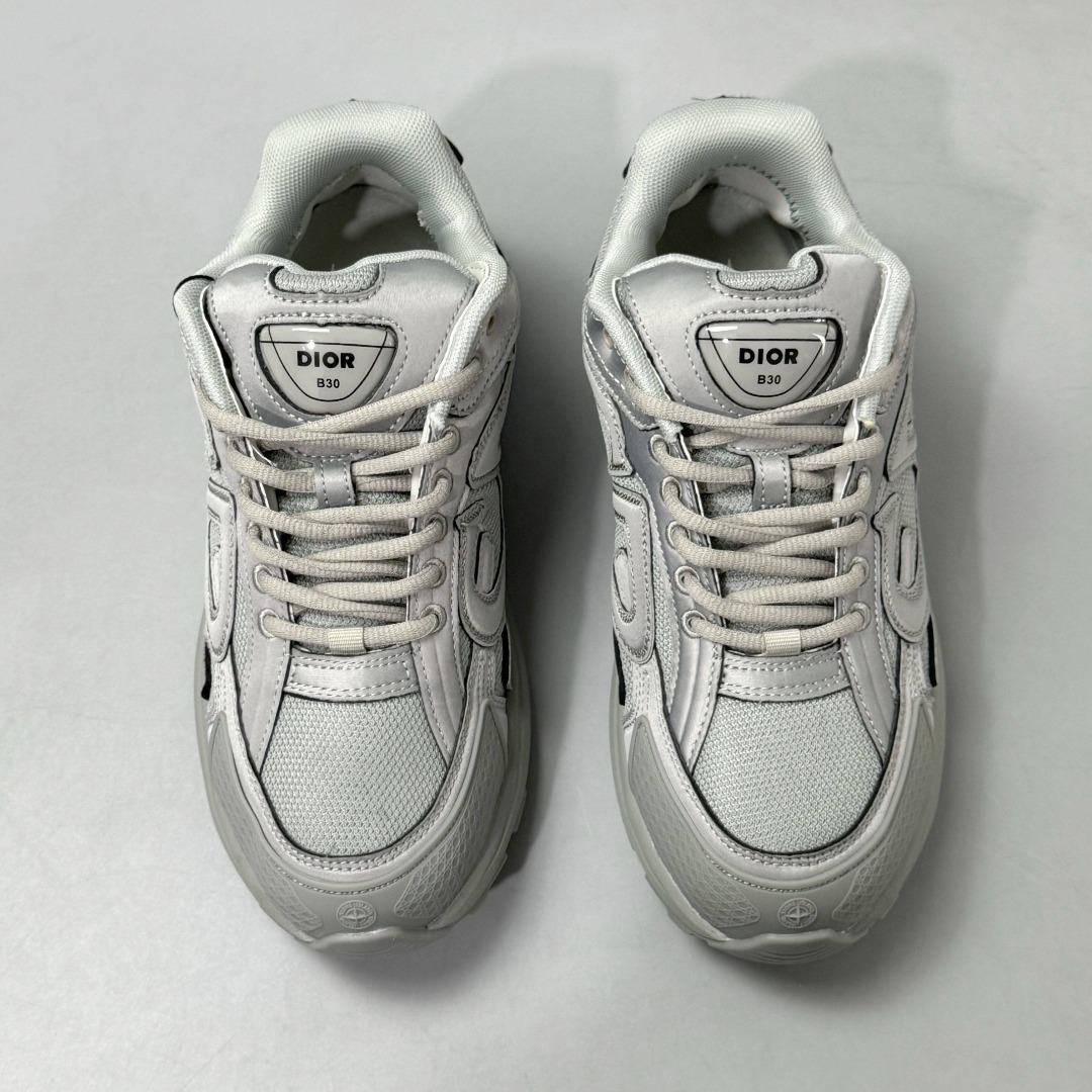 Dior B30 Mesh Runner Sneakers Khaki