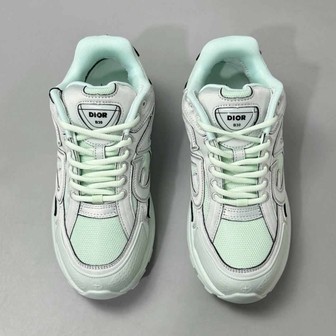 Dior B30 Low-Top Sneakers Mint Green