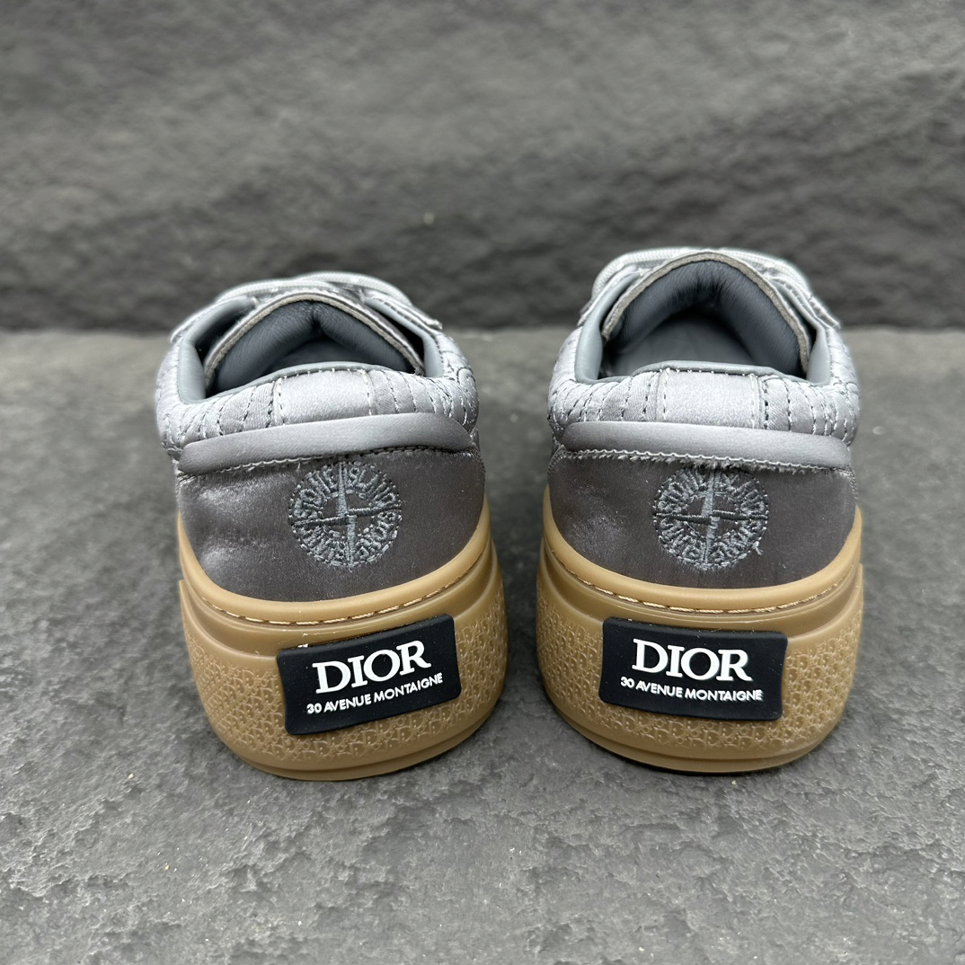 Dior x Stone Island B33 Low Sneakers Silver
