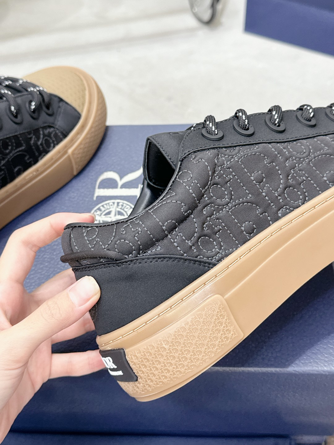 Dior x Stone Island B33 Sneakers Black/Tan