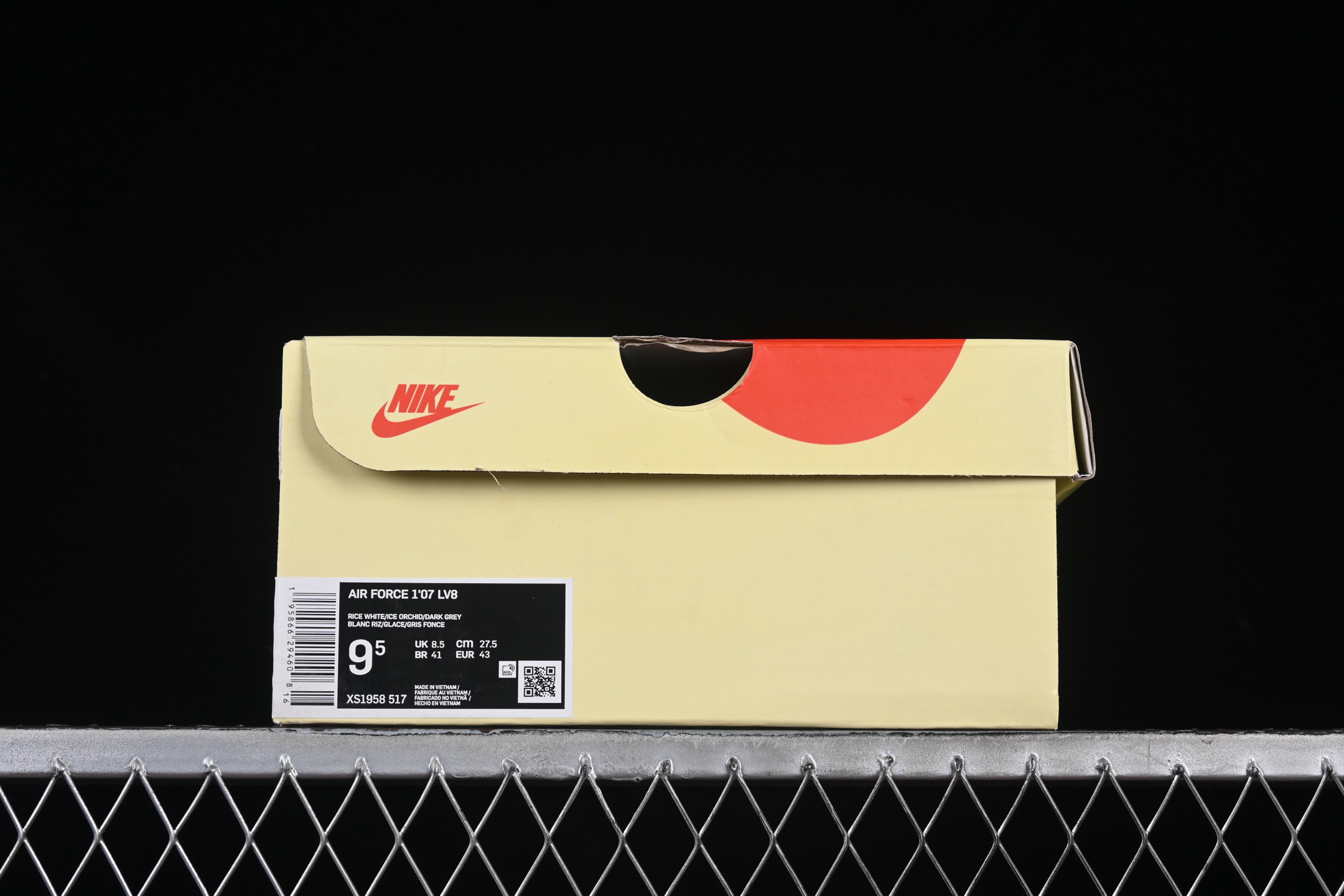 Nike Air Force 1 '07 LV8 Low x Stussy Sneakers Grey Blue