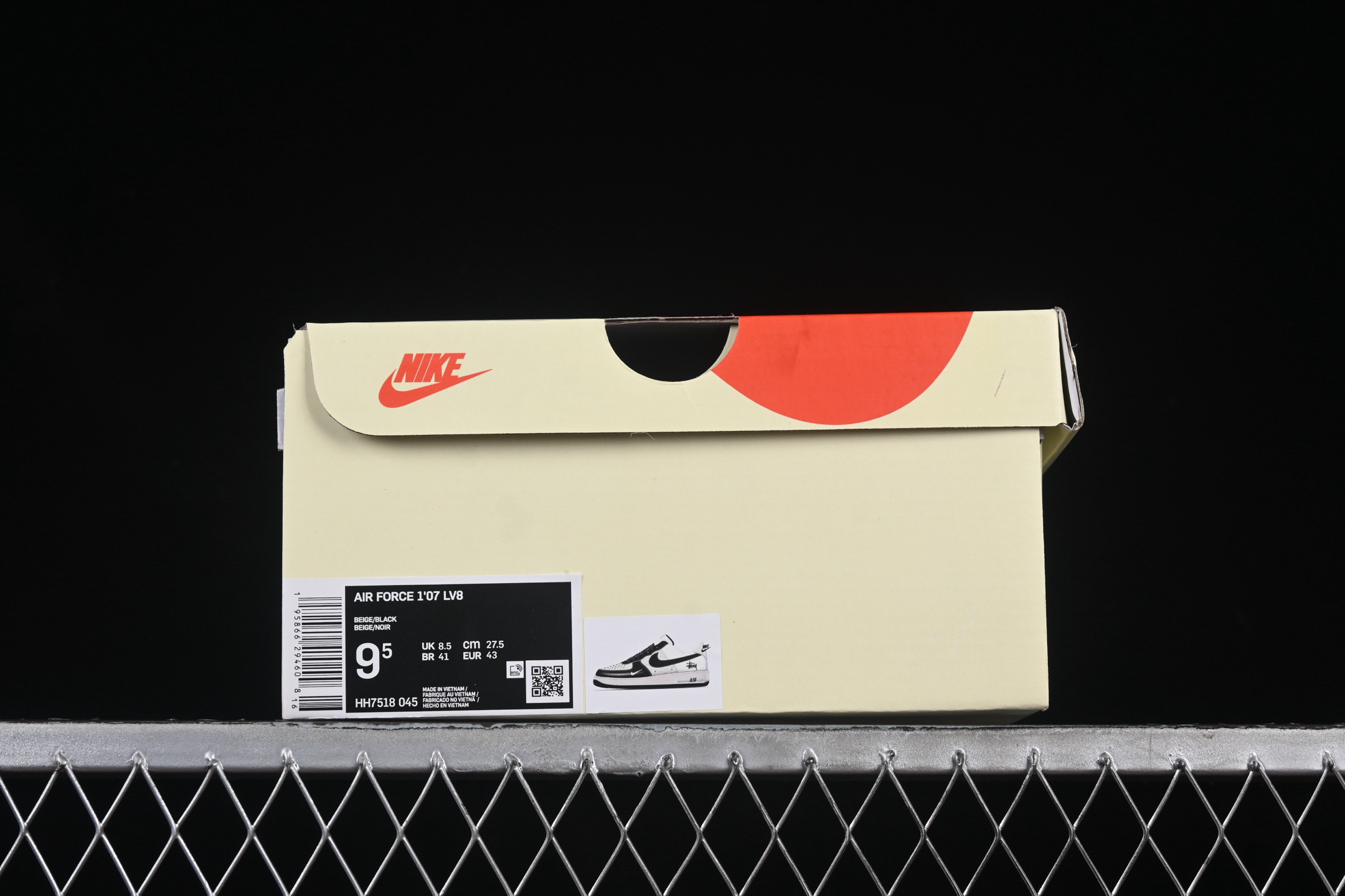 Nike Air Force 1 '07 Stussy Low Sneakers Black/White