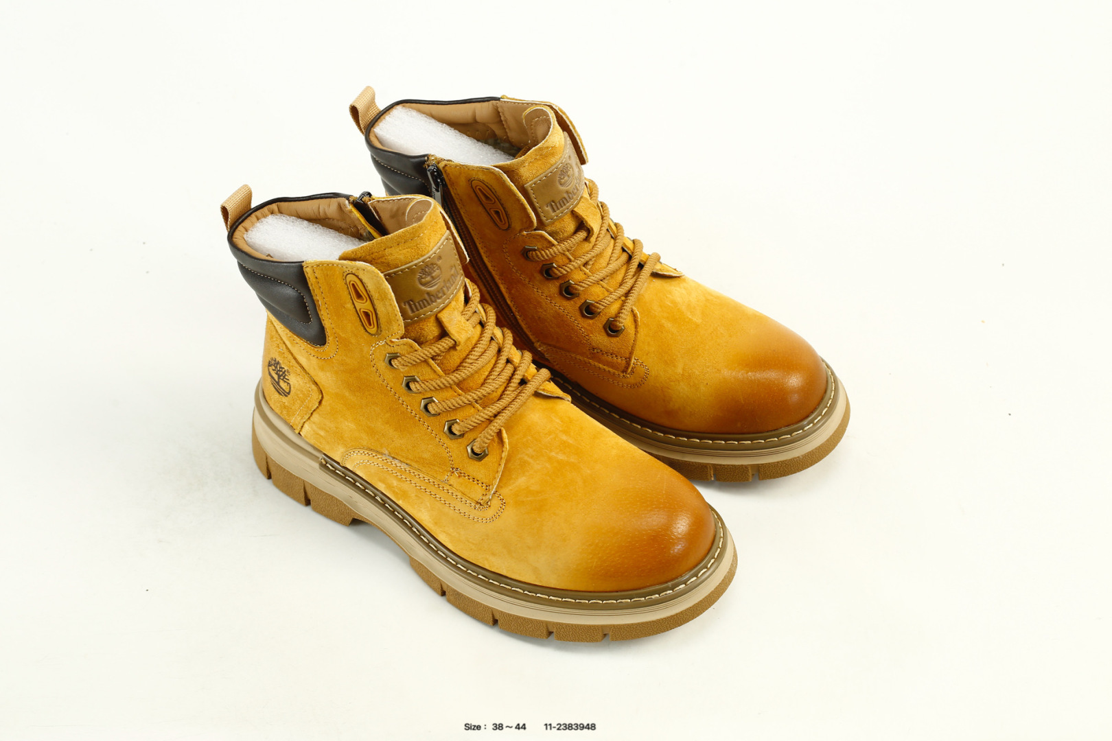 Timberland Premium Leather Waterproof High-Top Boots Wheat