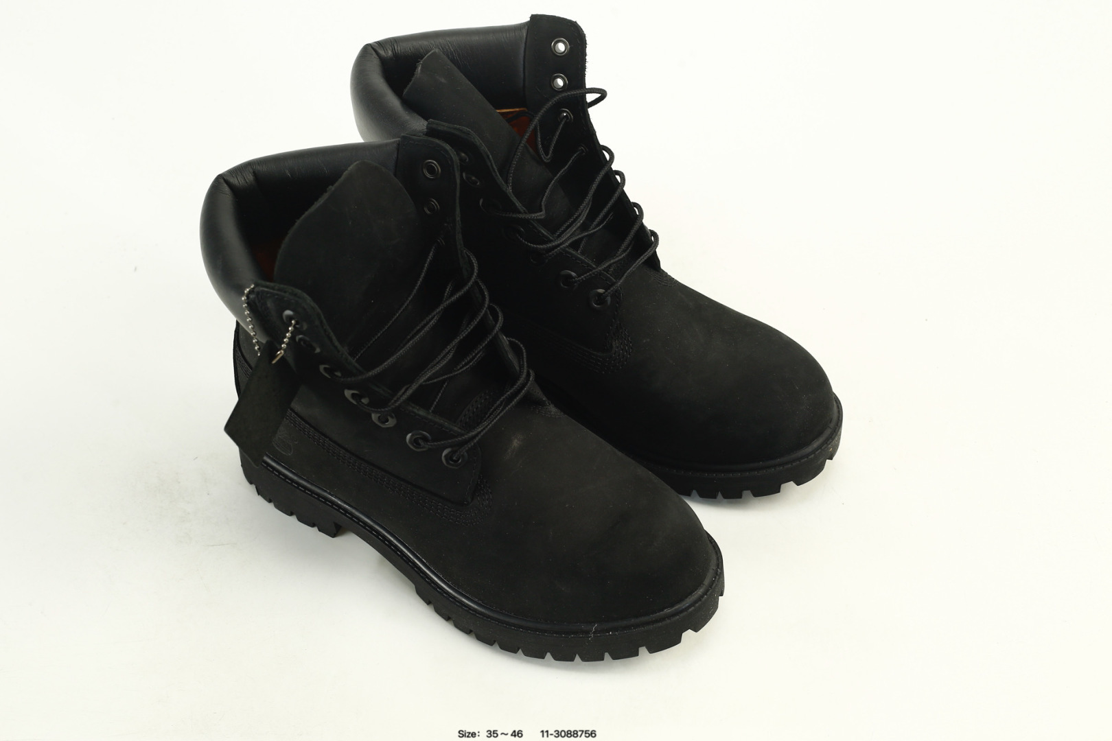 Timberland Premium Waterproof Leather Work Boots Black
