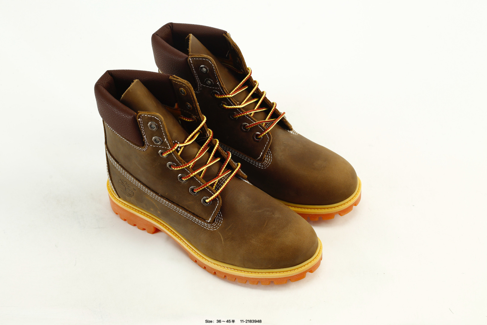 Timberland Premium Waterproof Leather Boots Brown