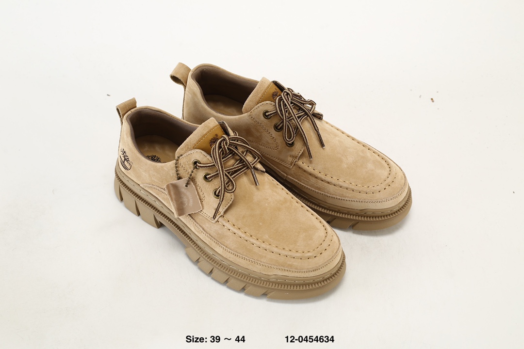 Timberland Lug Sole Low-Top Lace-Up Shoes Khaki