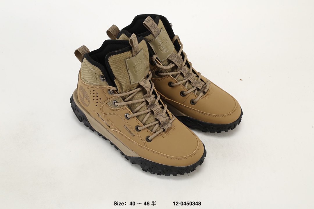 Timberland High-Top Hiking Boots Khaki