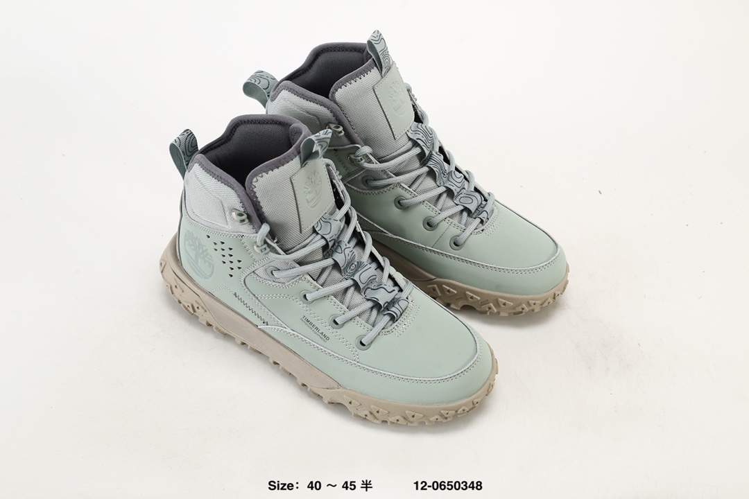 Timberland High-Top Hiking Boots Sage Green