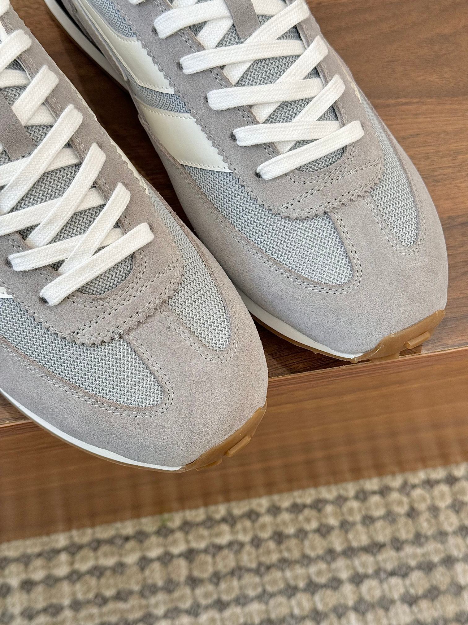 Tom Ford Low-Top Retro Sneakers Grey