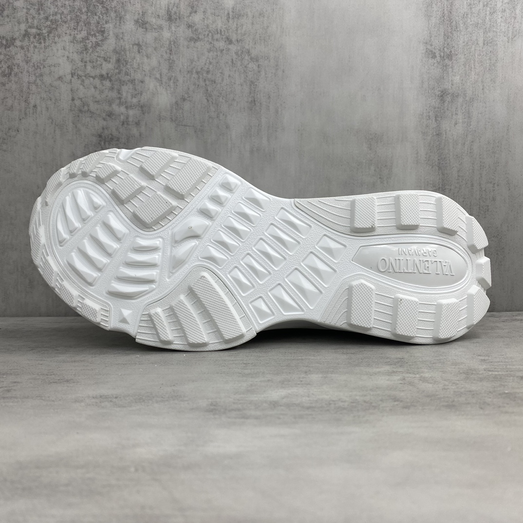 Valentino True Act Mesh Sneakers Gray/White