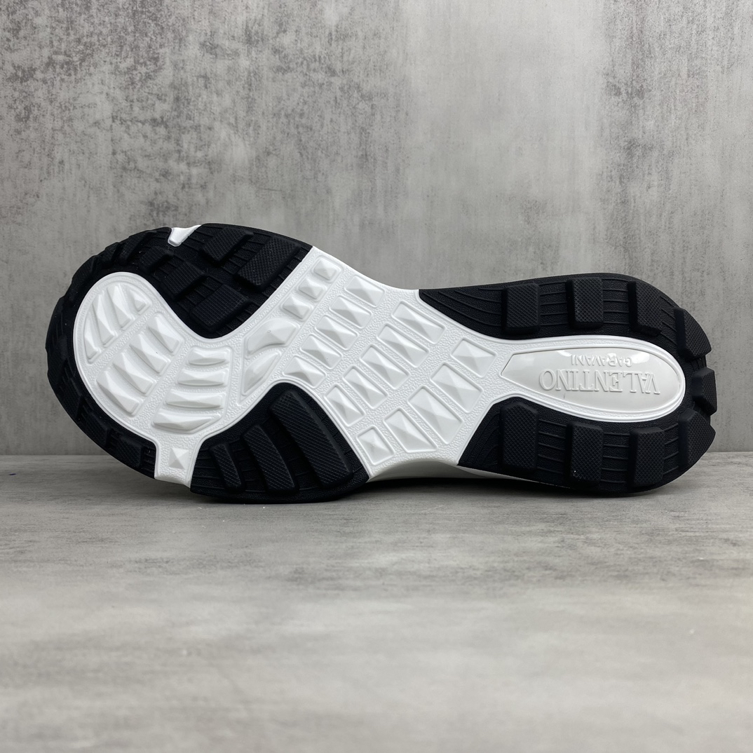 Valentino True Act Mesh Sneakers Black/White