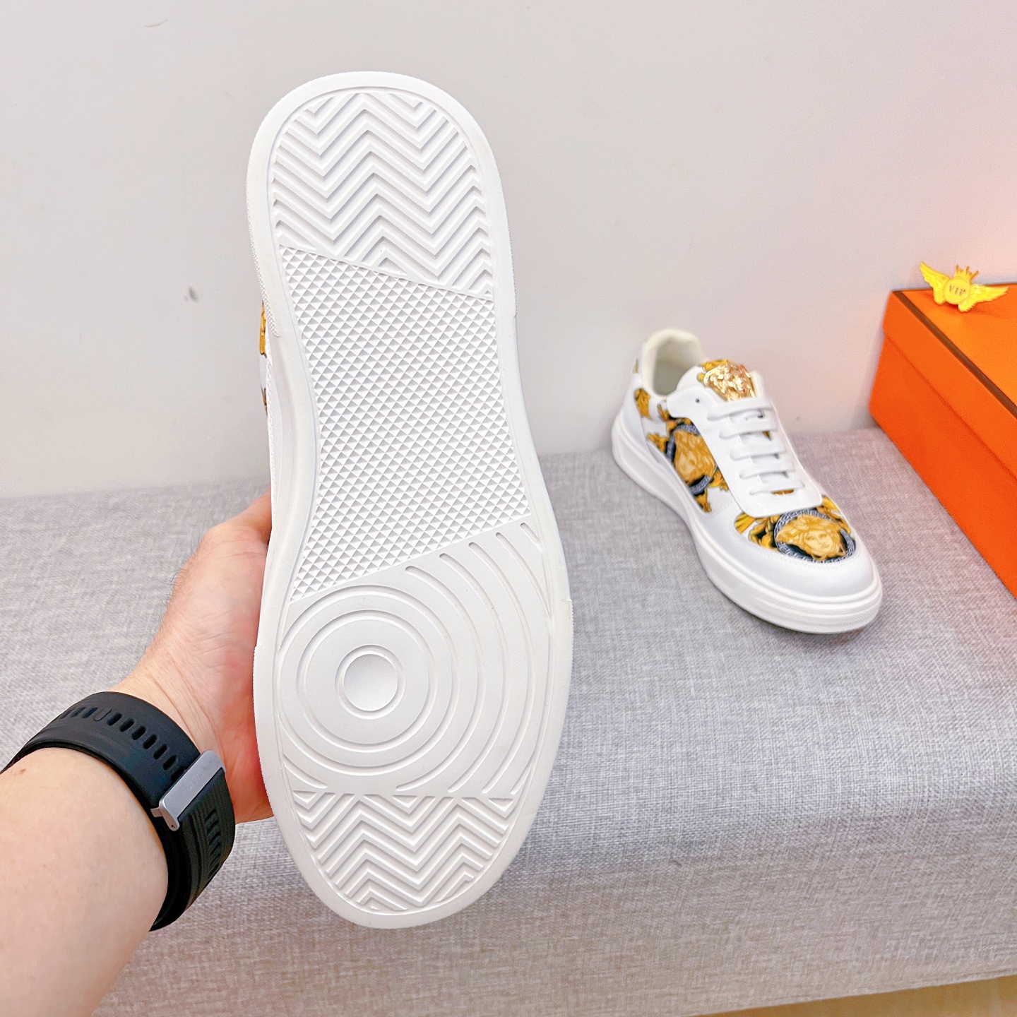 Versace Medusa Low-Top Sneakers White