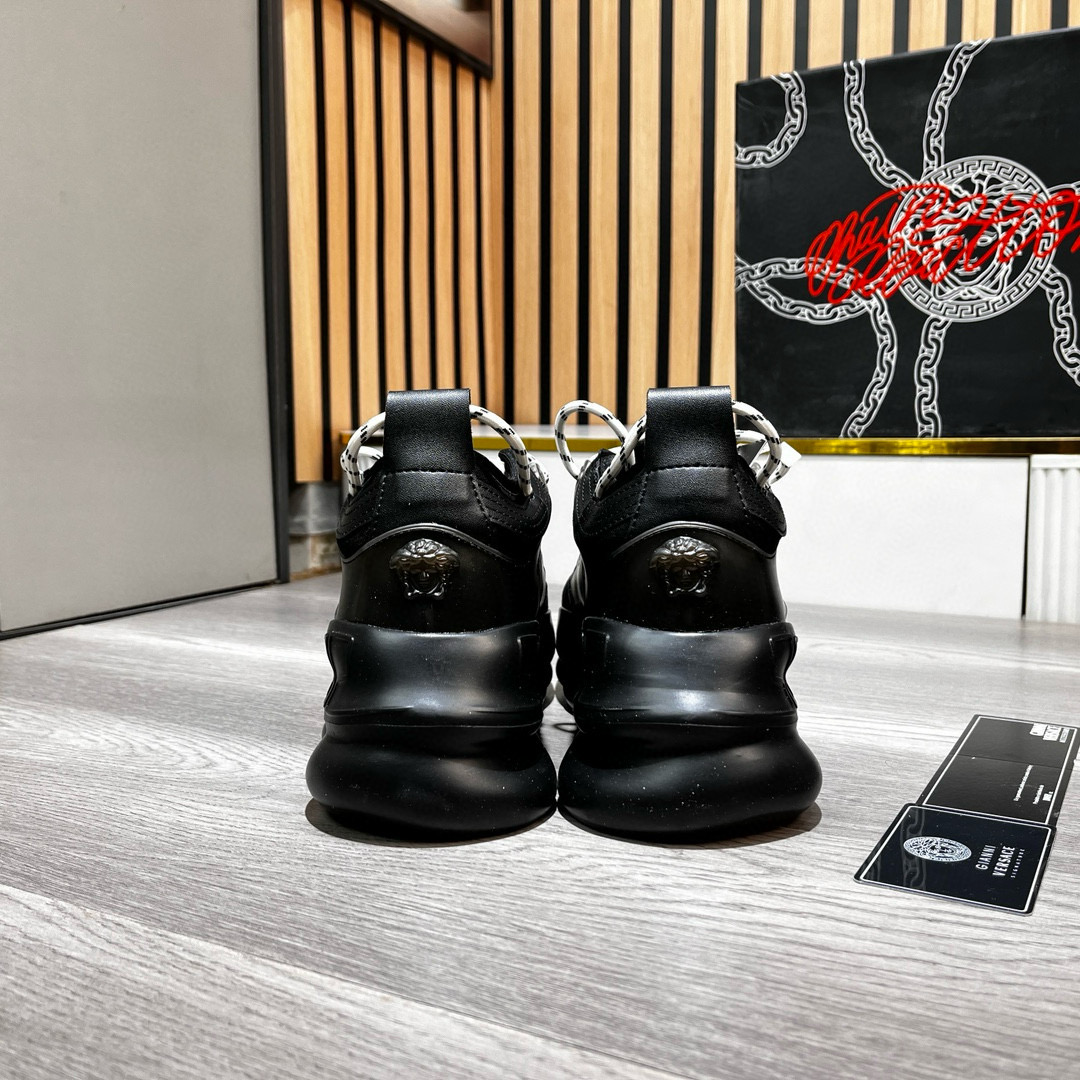 Versace Chunky Baroque Sneakers Black/Red