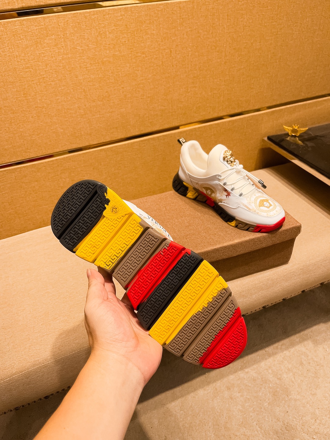 Versace Medusa Low-Top Sneakers Multicolor