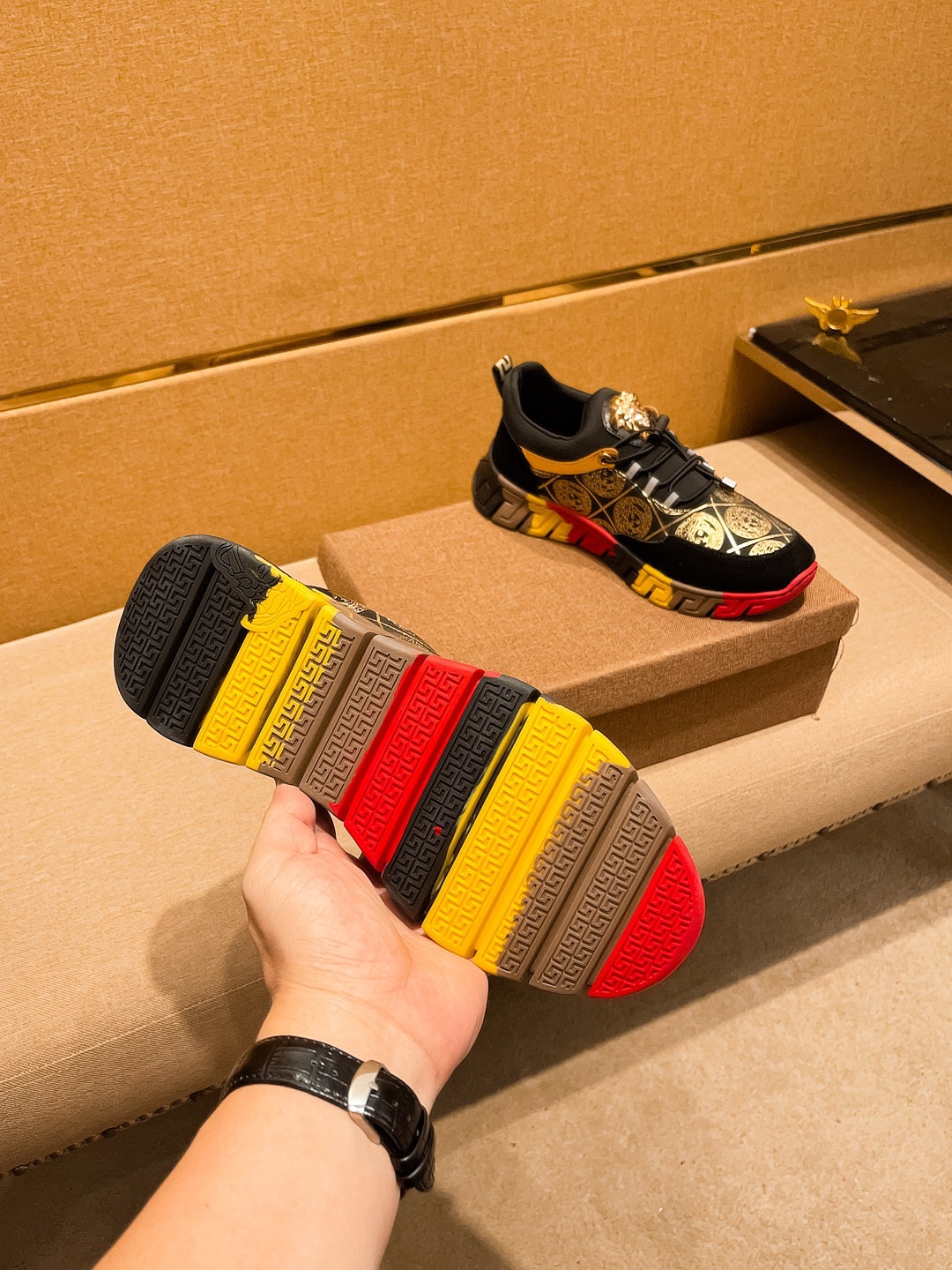Versace Medusa Low-Top Sneakers Multicolor