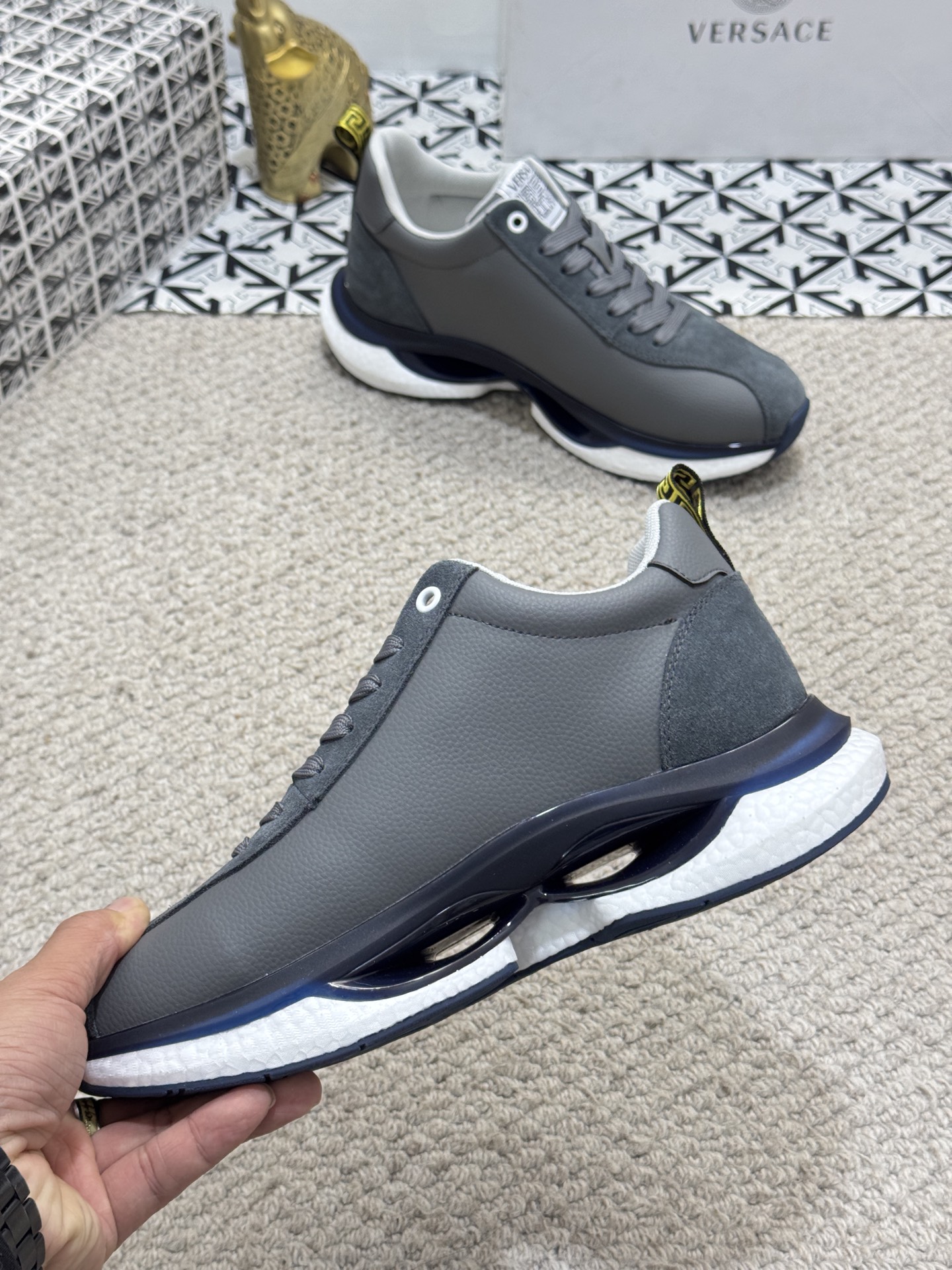 Versace Runner Sneakers Gray